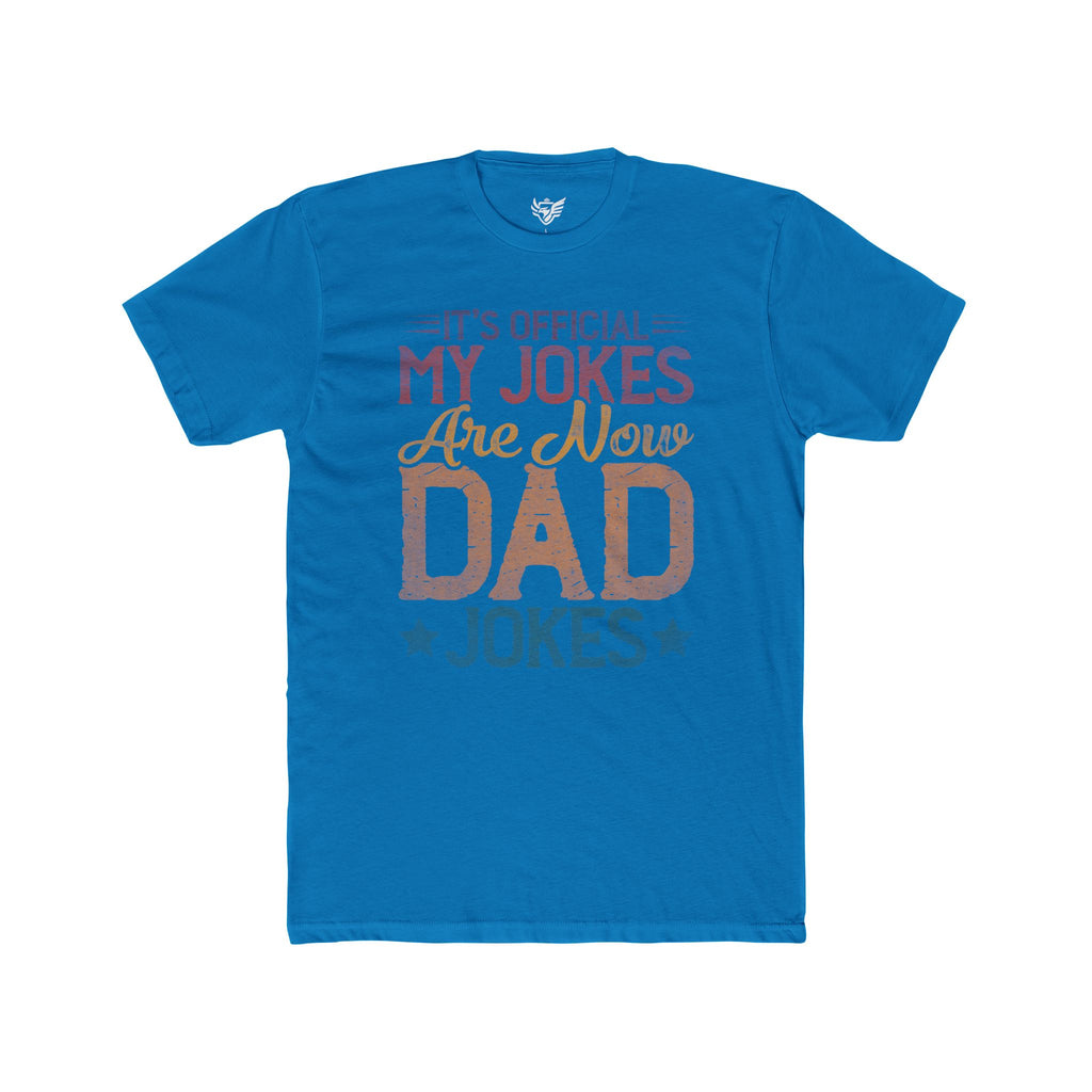 Dad Jokes Cotton Crew Tee