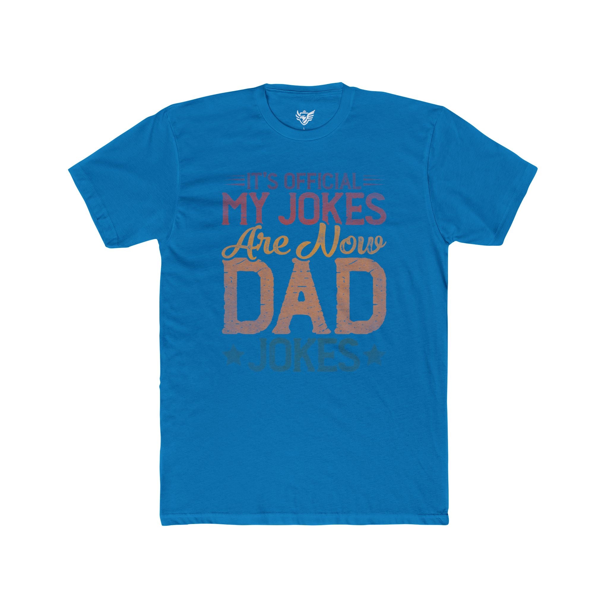 Dad Jokes Cotton Crew Tee