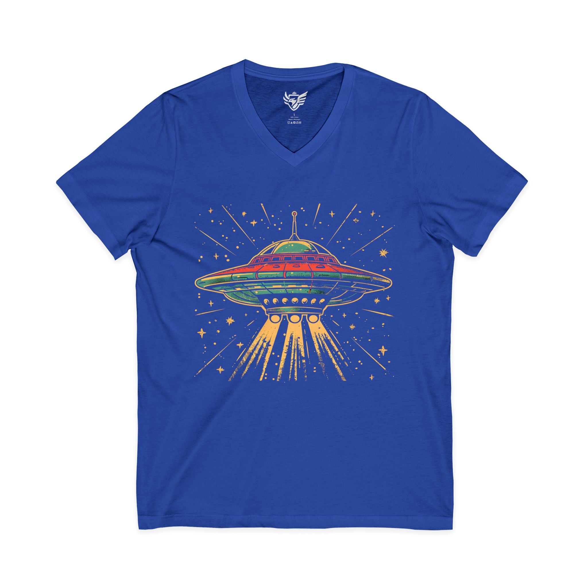 UFO Jersey Short Sleeve V-Neck Tee