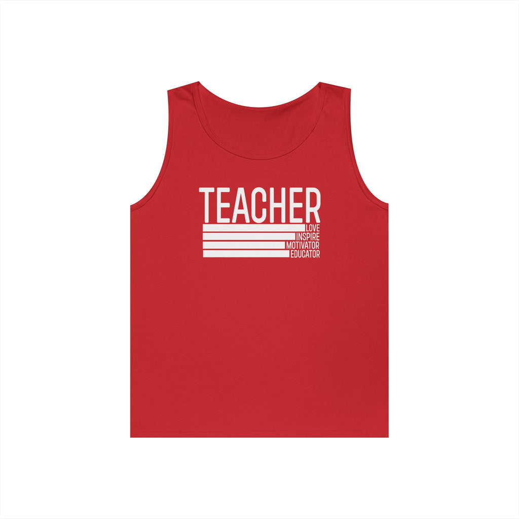Teacher Heavy Cotton Tank Top