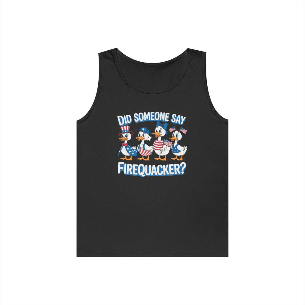 Firequackers Heavy Cotton Tank Top