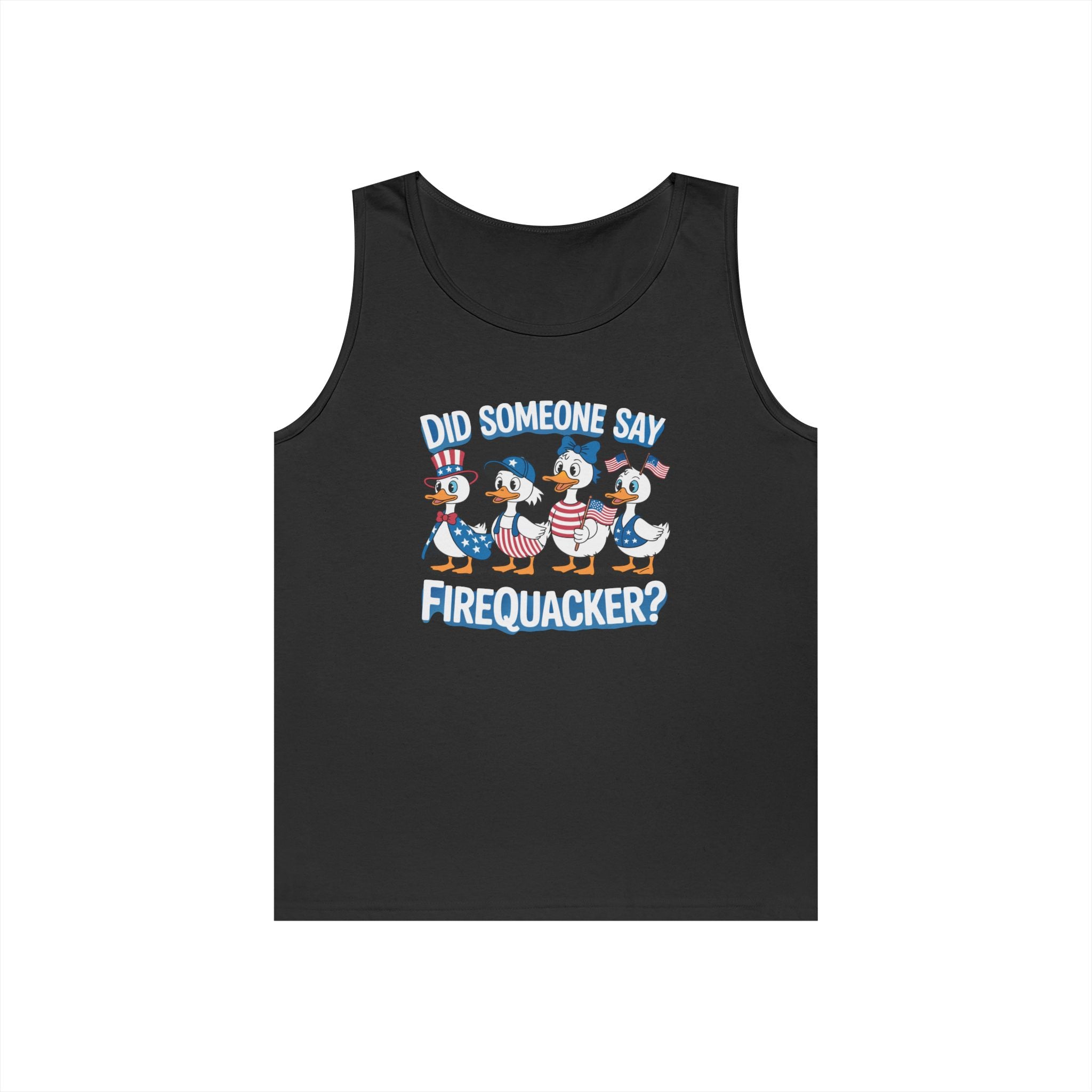 Firequackers Heavy Cotton Tank Top