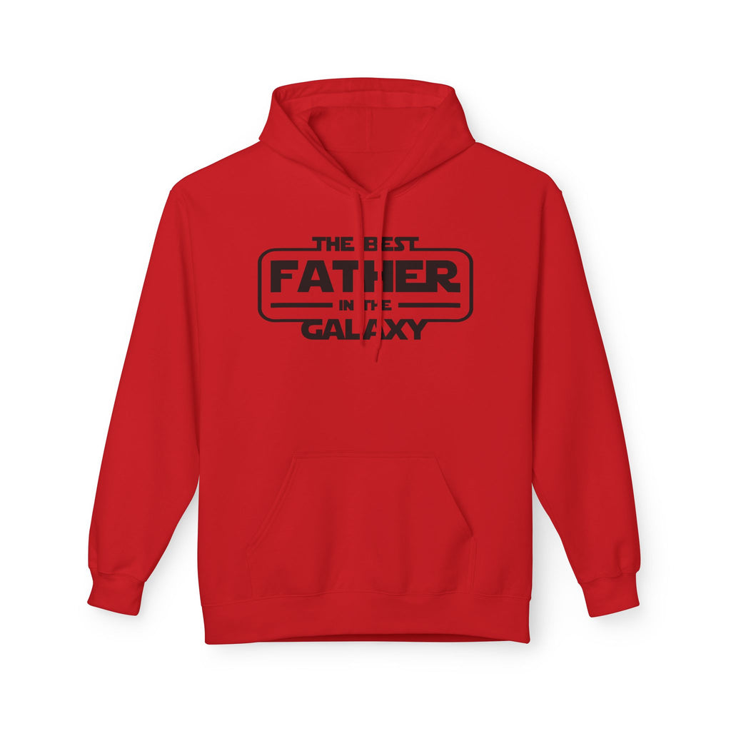 The Best Father in the Galaxy Midweight Softstyle Fleece Hoodie