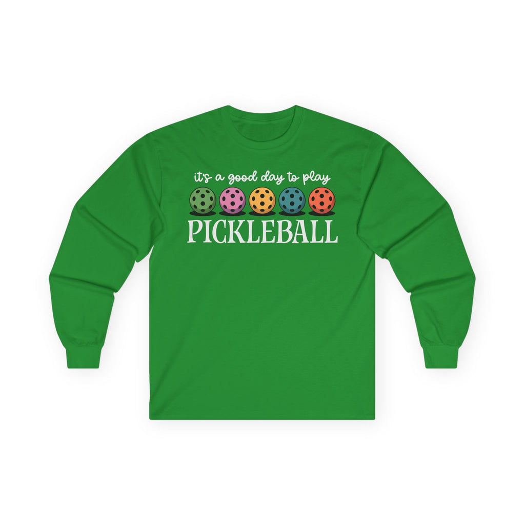 Good Day Pickleball Cotton Long Sleeve Tee