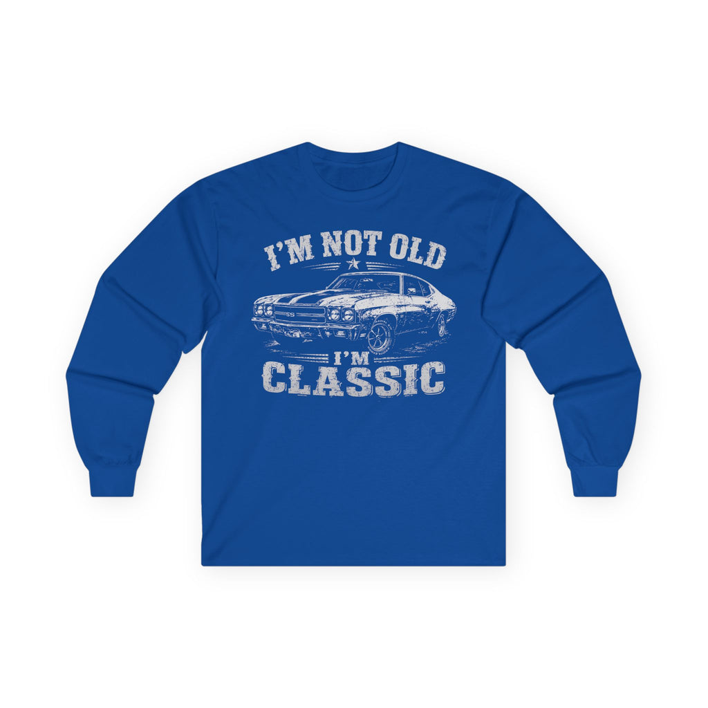 Not Old, Classic Cotton Long Sleeve Tee