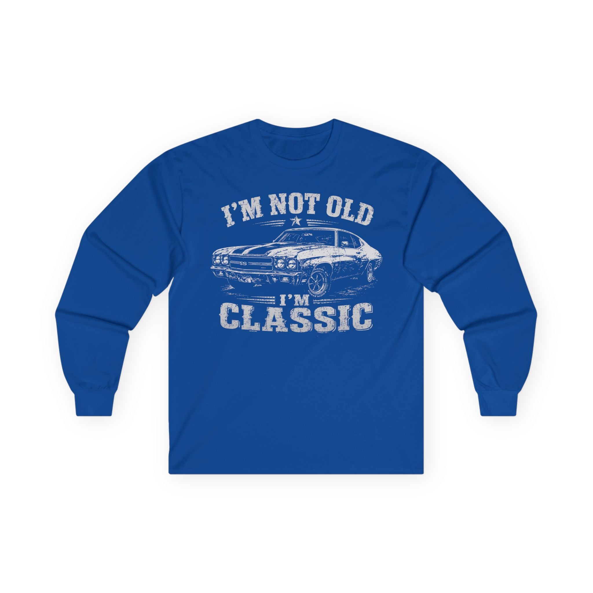 Not Old, Classic Cotton Long Sleeve Tee