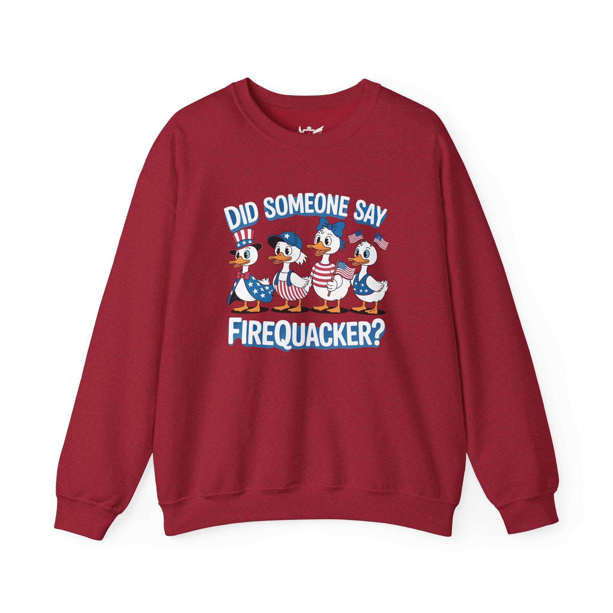 Firequackers Heavy Blend™ Crewneck Sweatshirt
