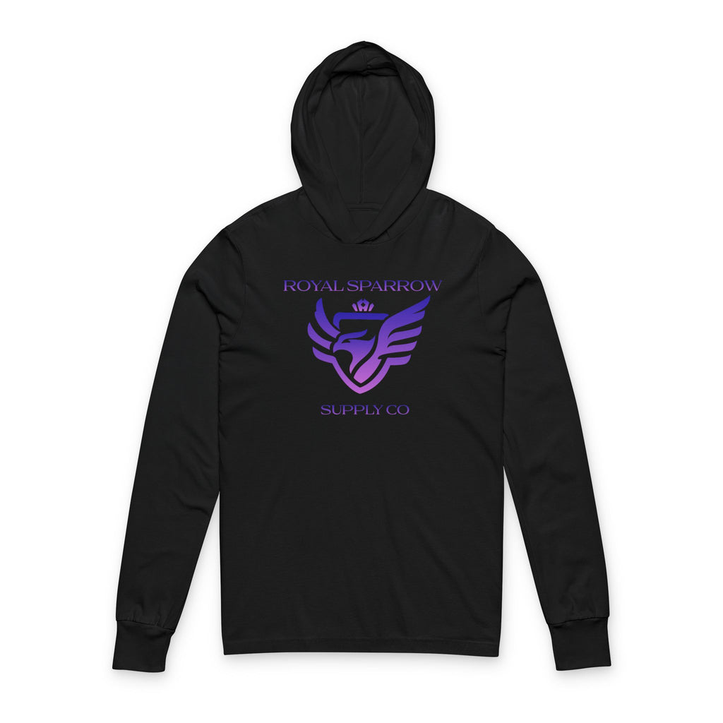 Royal Sparrow Hooded Long Sleeve Tee