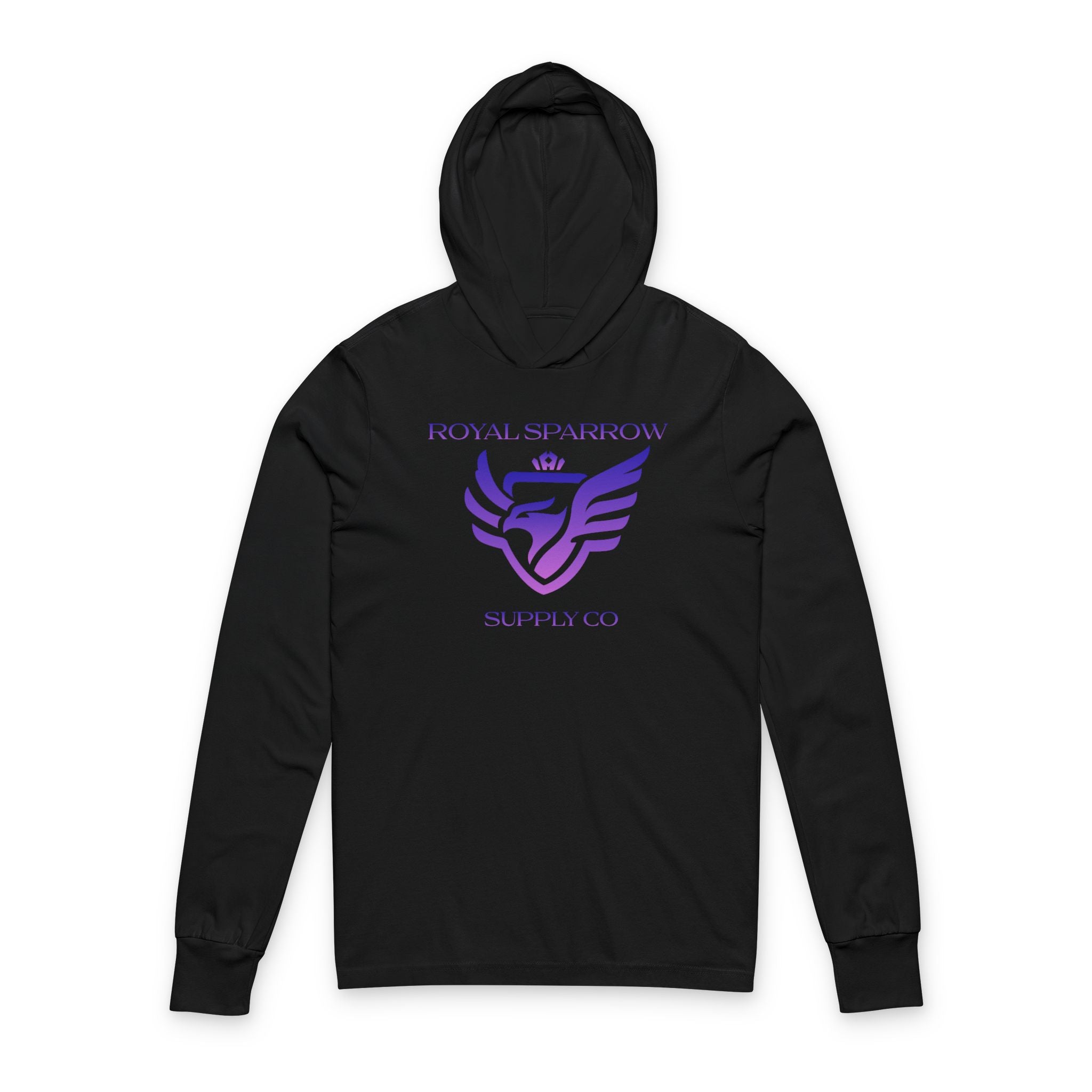 Royal Sparrow Hooded Long Sleeve Tee