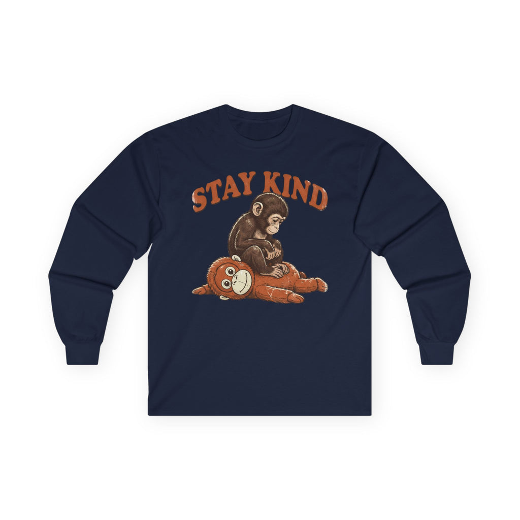 Stay Kind Cotton Long Sleeve Tee