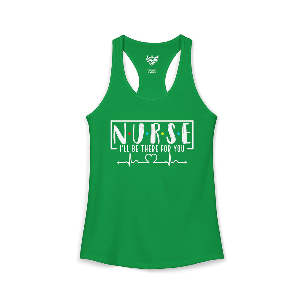 Friend's Theme Nurse Ideal Racerback Tank