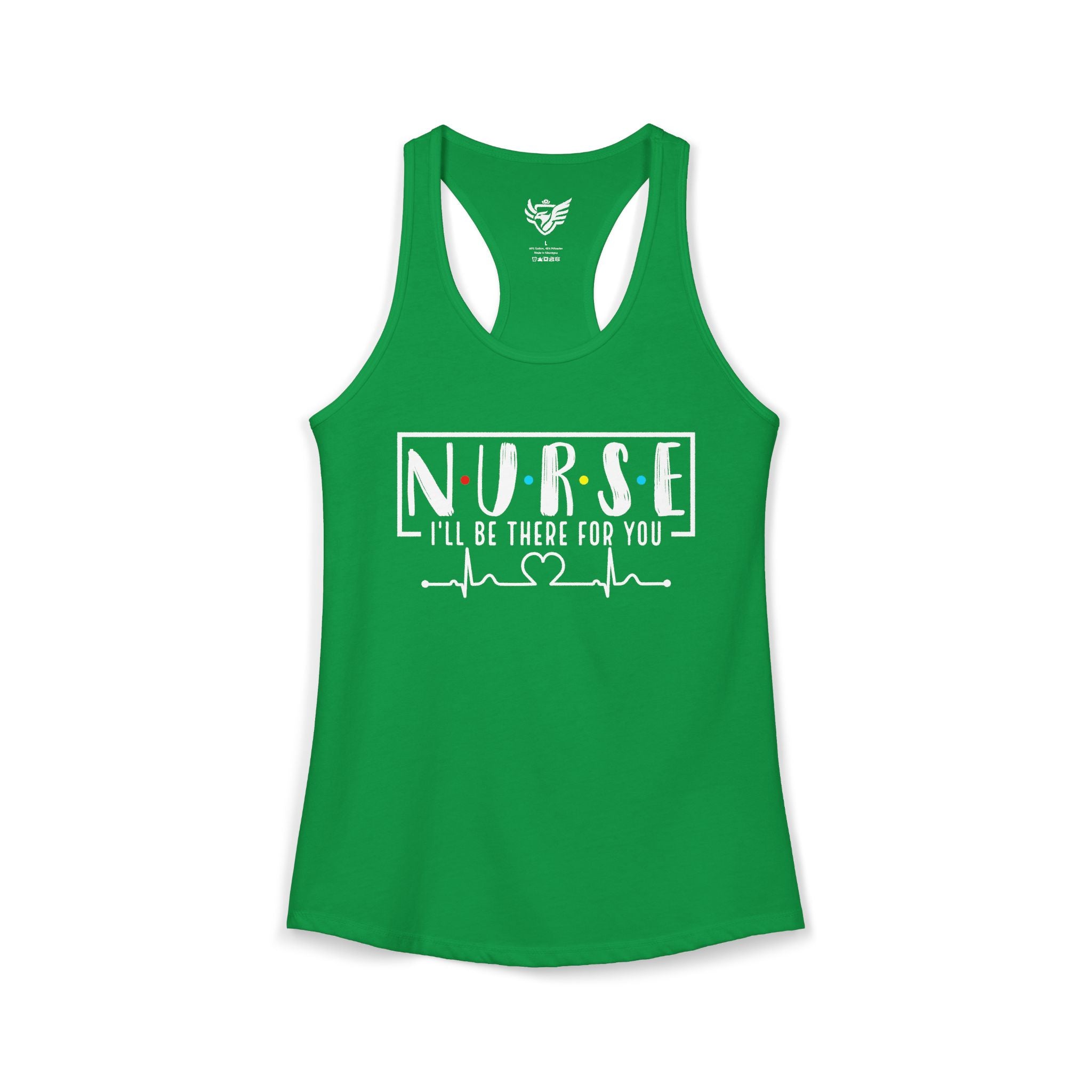 Friend's Theme Nurse Ideal Racerback Tank