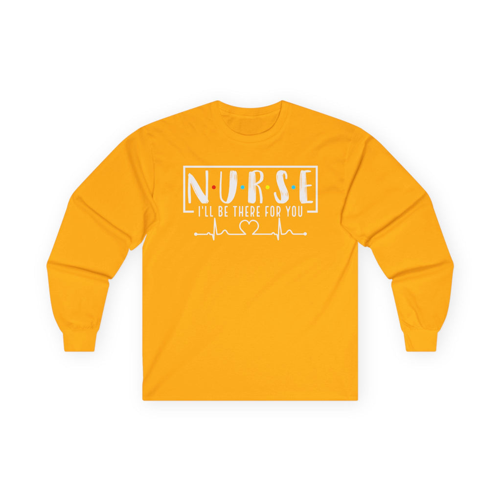 Friends Theme Nurse Cotton Long Sleeve Tee
