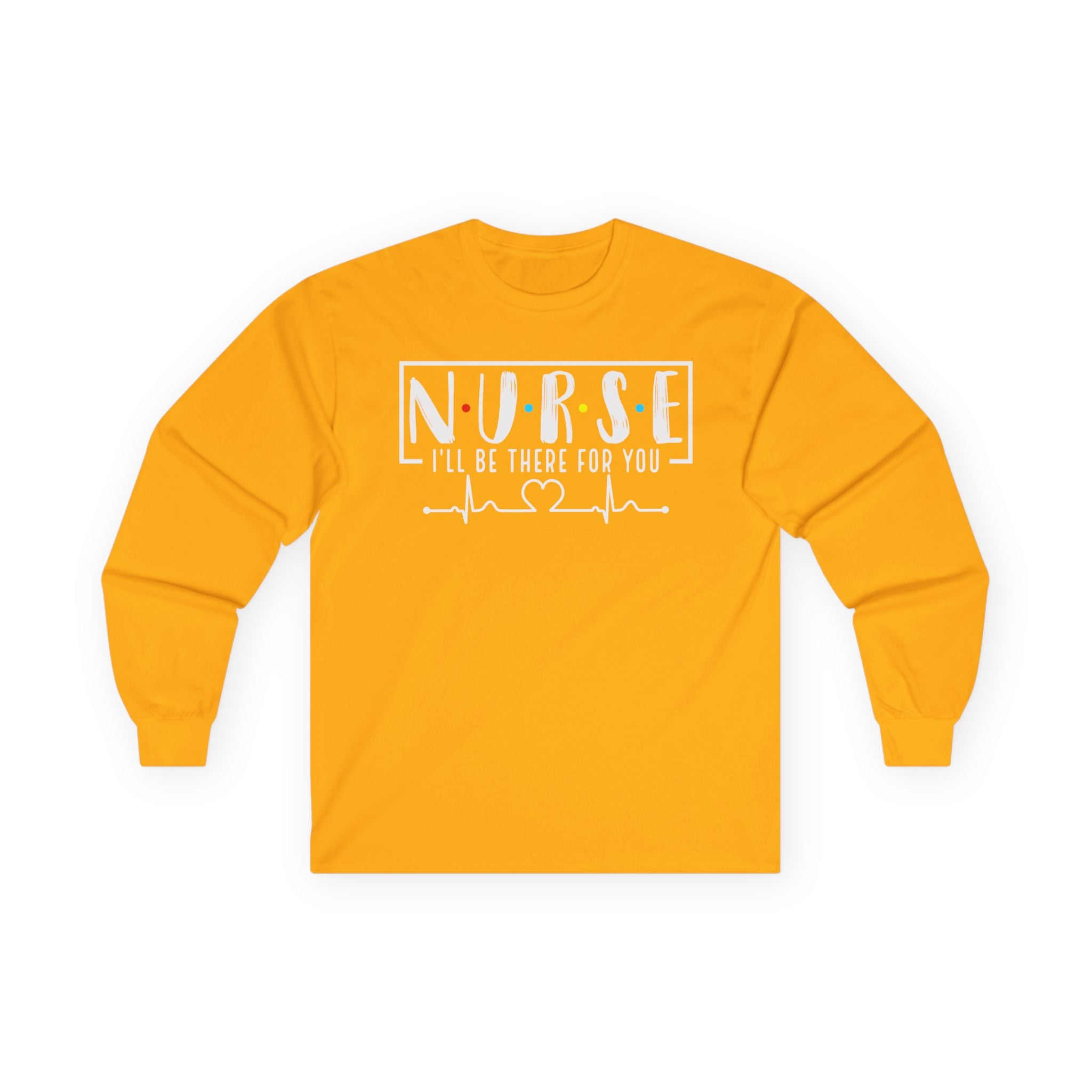 Friends Theme Nurse Cotton Long Sleeve Tee