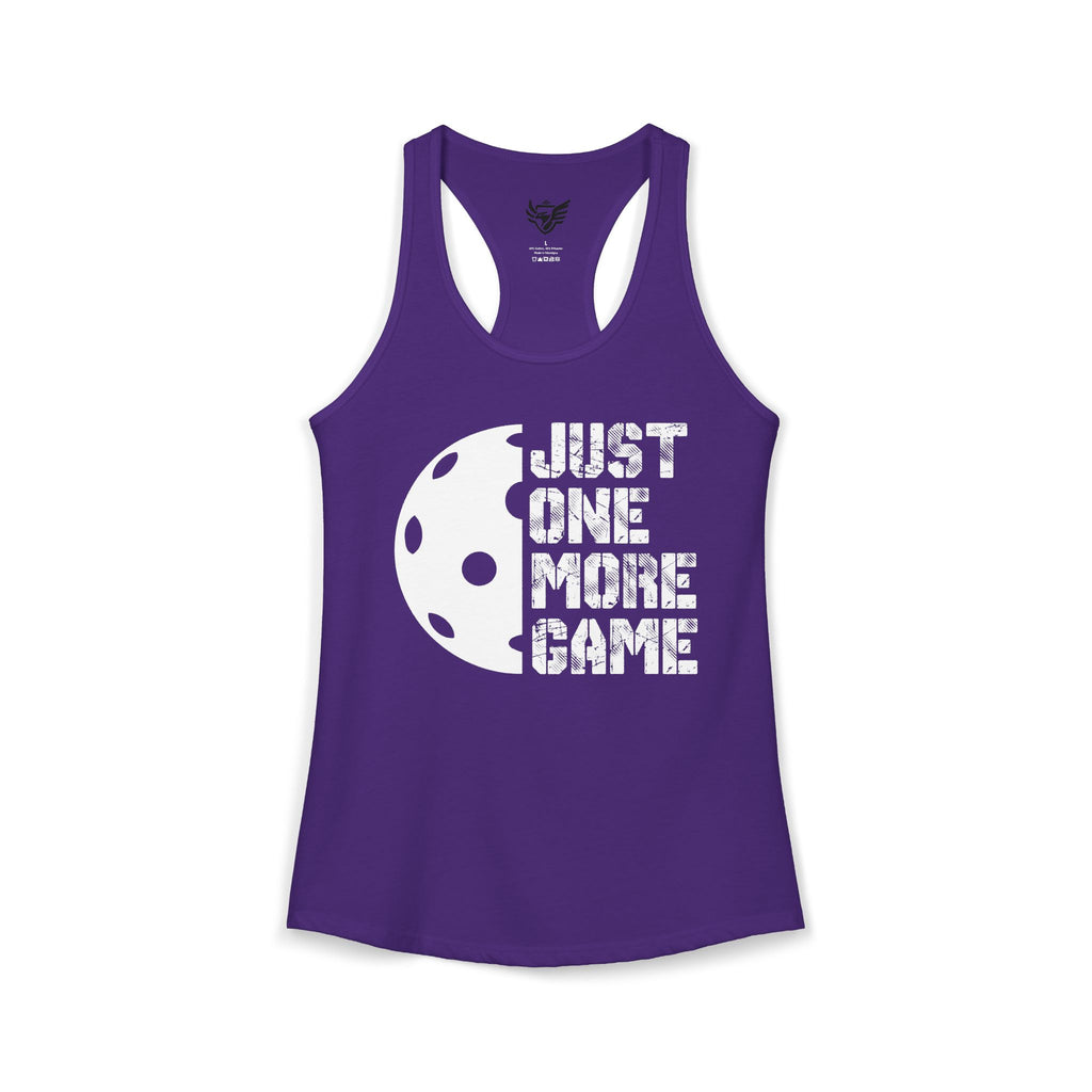 Just One More Game Ideal Racerback Tank