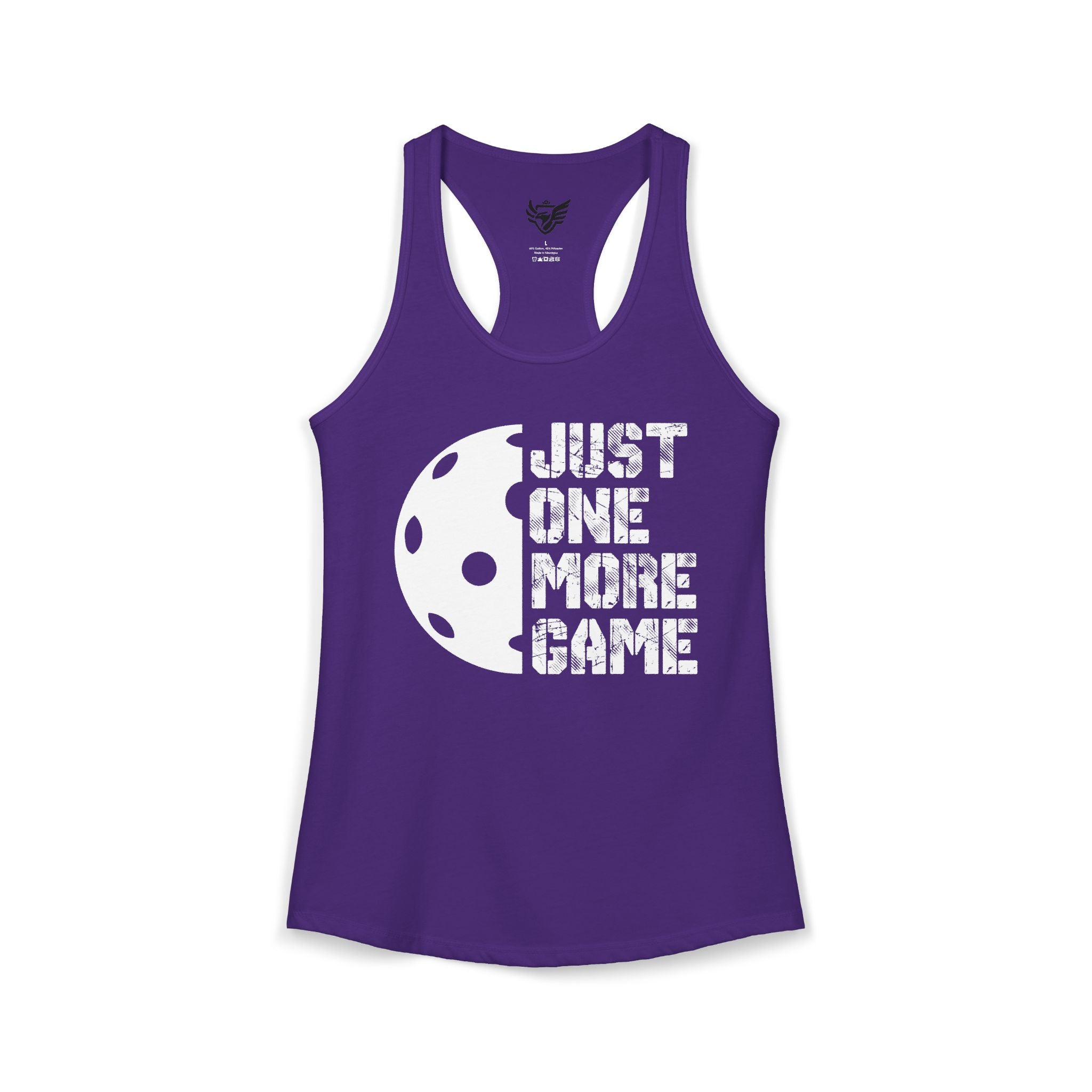 Just One More Game Ideal Racerback Tank