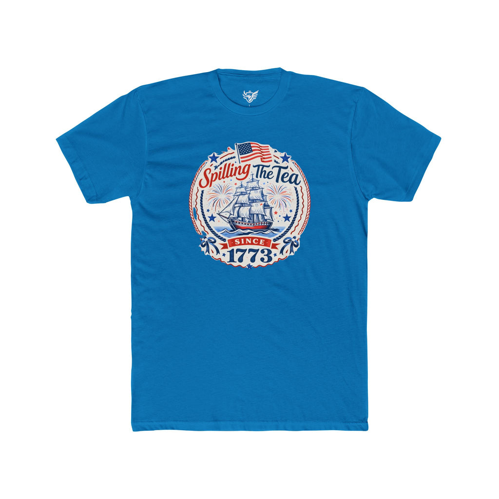 Spilling The Tea Cotton Crew Tee