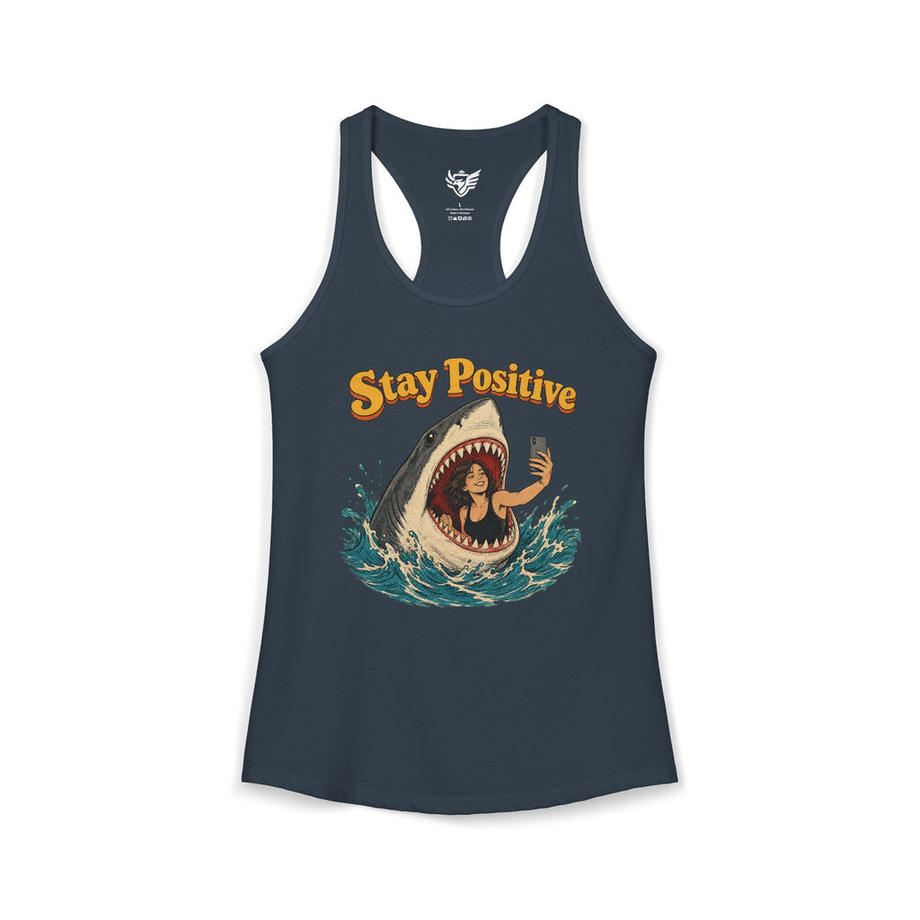 Stay Positive Ideal Racerback Tank