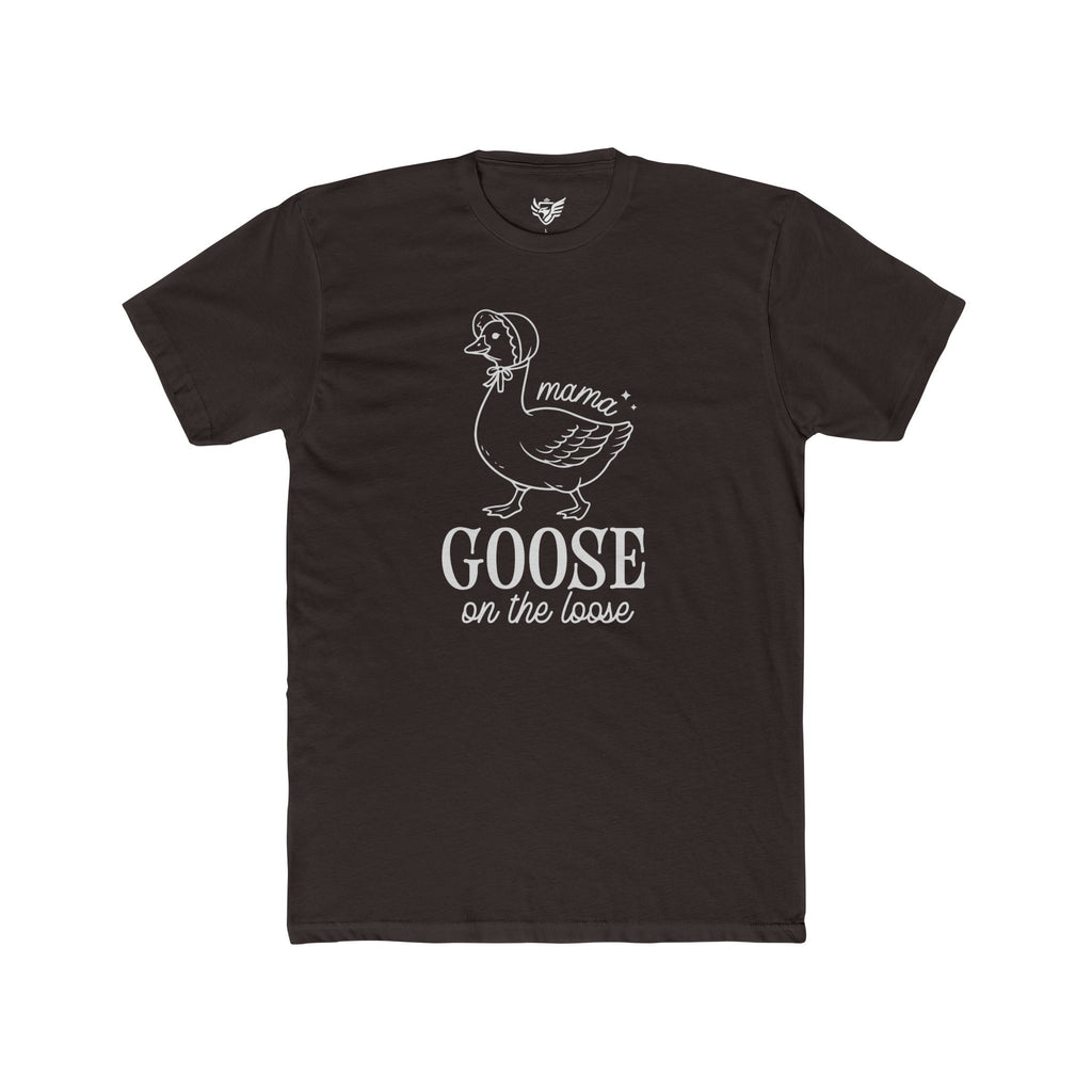 Mama Goose On The Loose Cotton Crew Tee