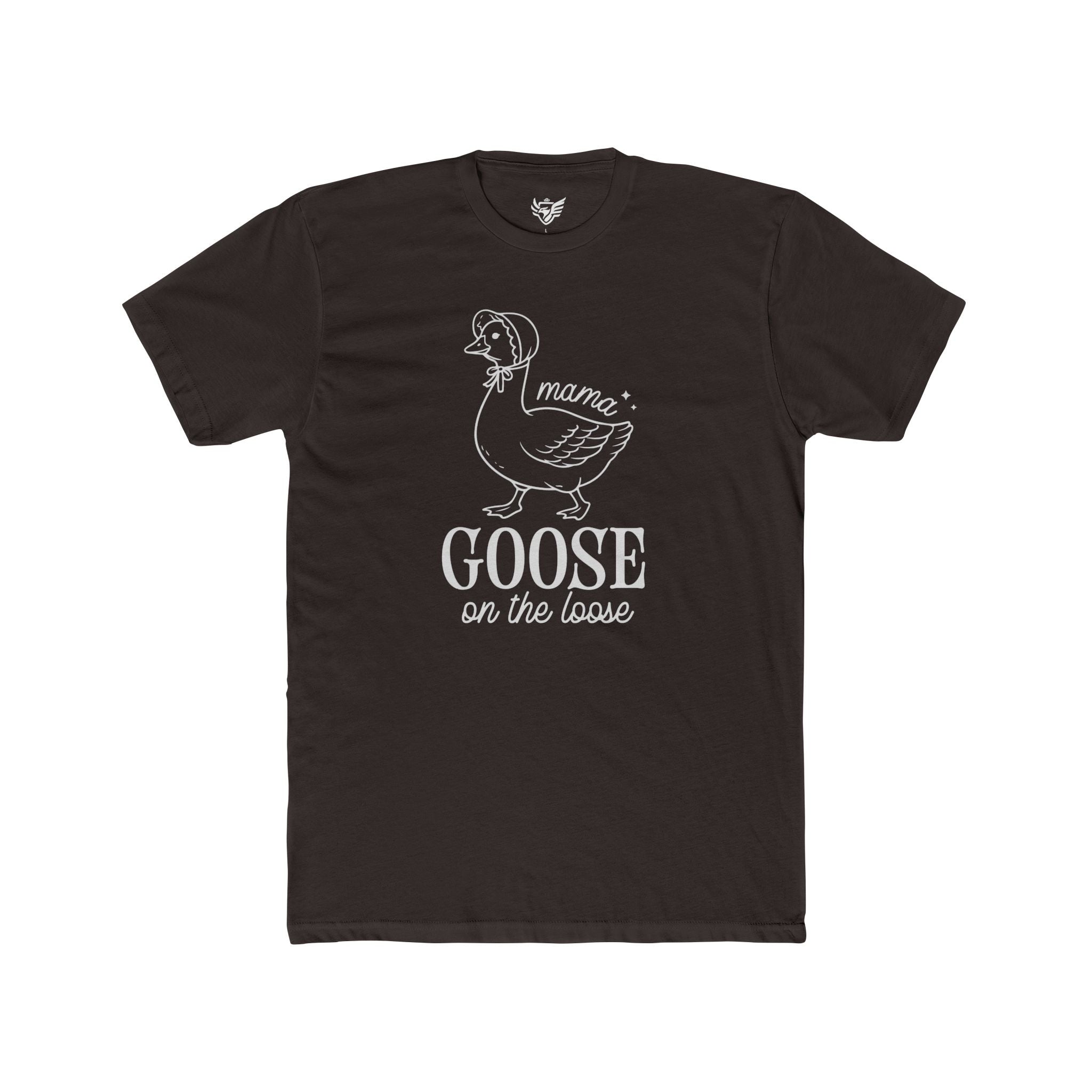Mama Goose On The Loose Cotton Crew Tee