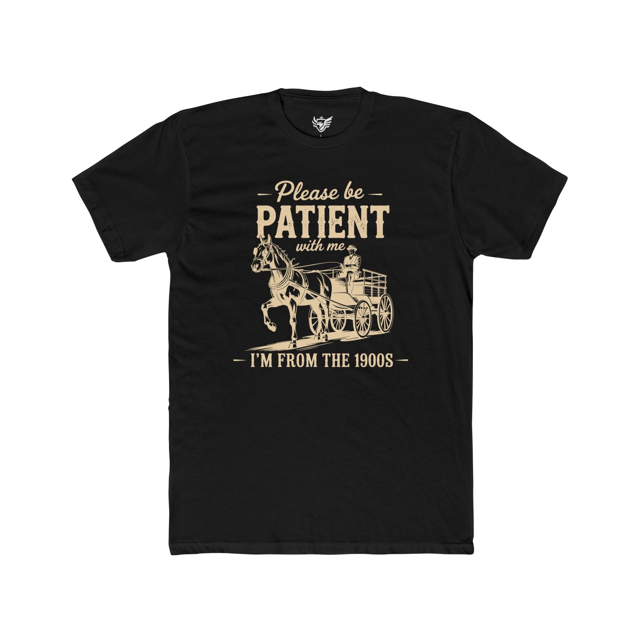 Please Be Patient With Me I'm From the 1900s Cotton Crew Tee