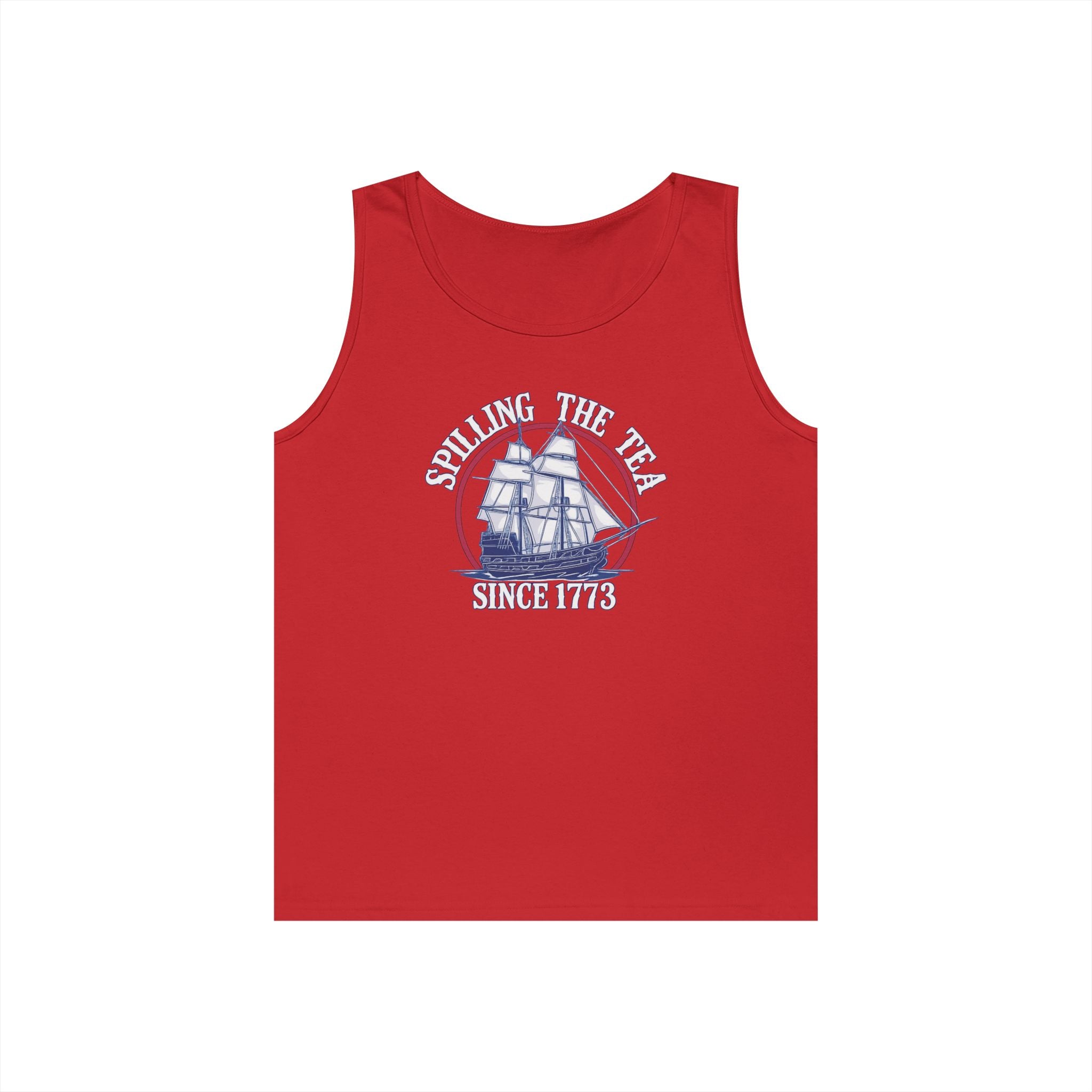 Spilling The Tea Heavy Cotton Tank Top