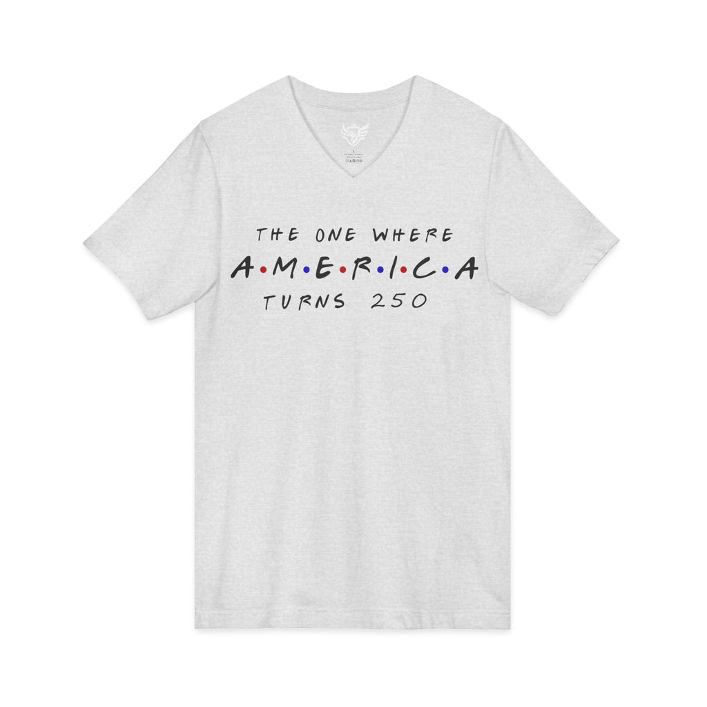 The One Where Jersey Short Sleeve V-Neck Tee