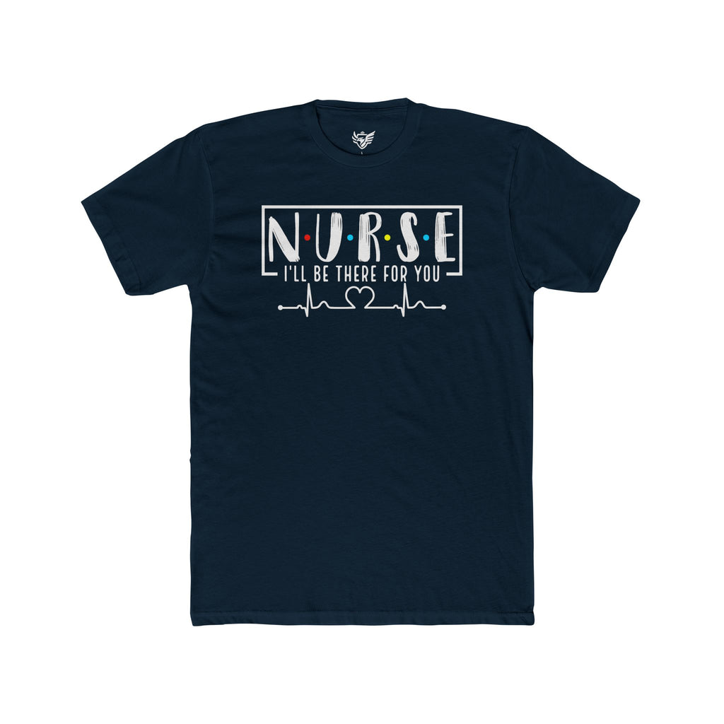 Friends Theme Nurse Cotton Crew Tee