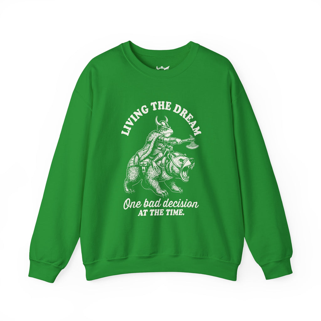 Living The Dream Heavy Blend™ Crewneck Sweatshirt