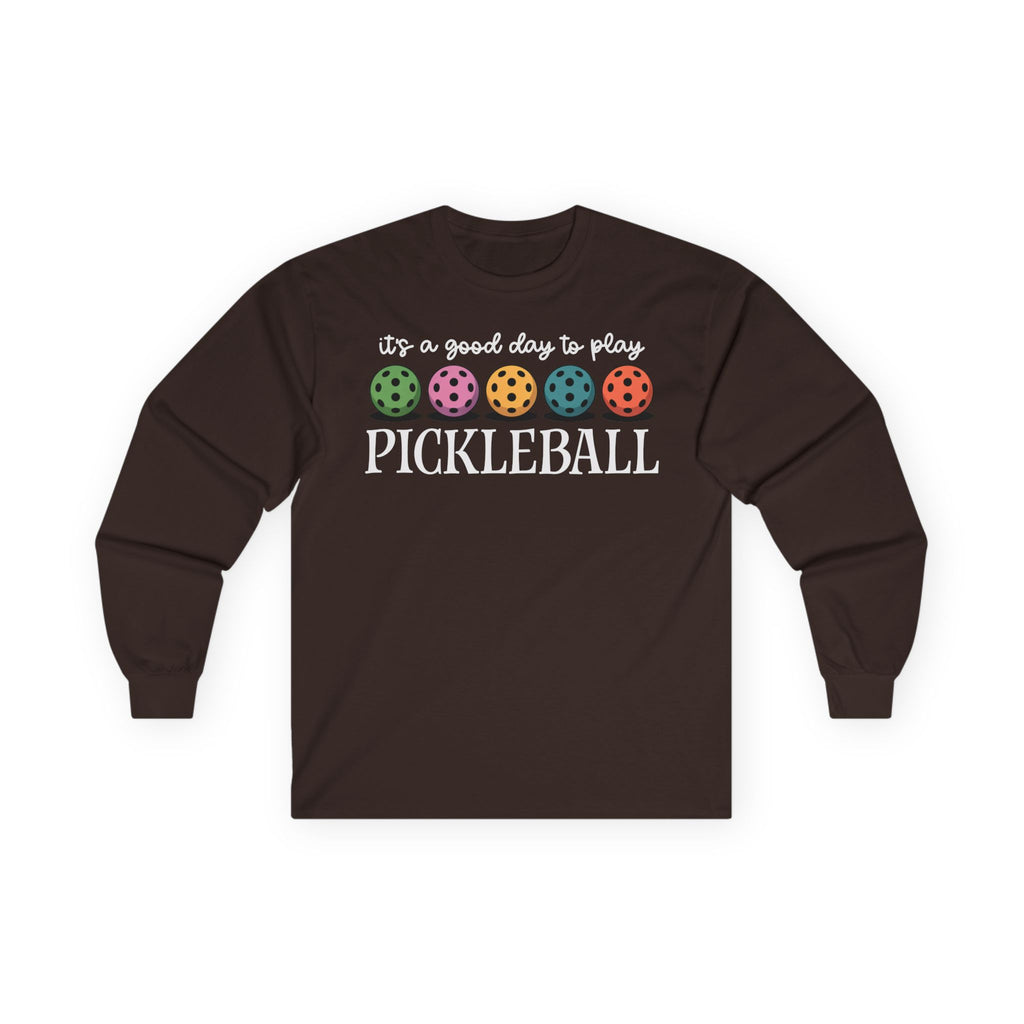 Good Day Pickleball Cotton Long Sleeve Tee