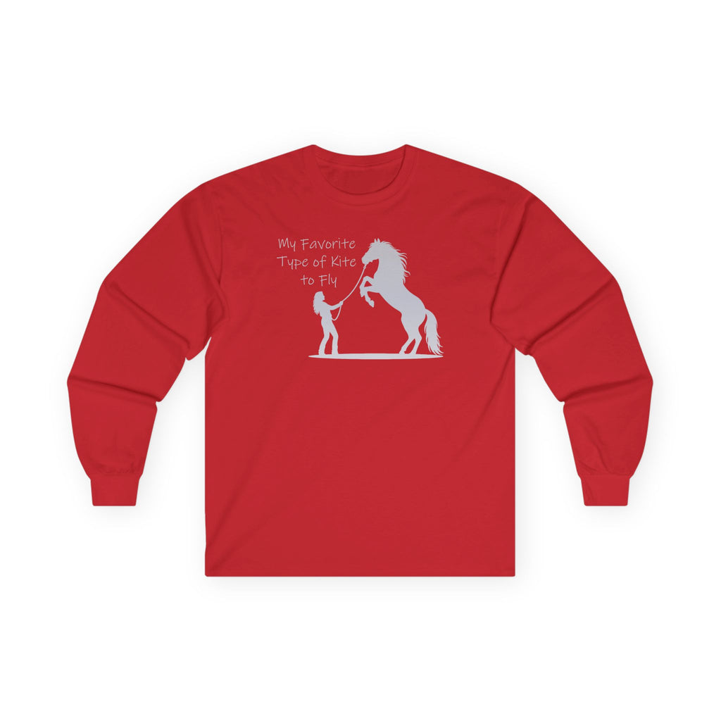 My Favorite Type of Kite Cotton Long Sleeve Tee