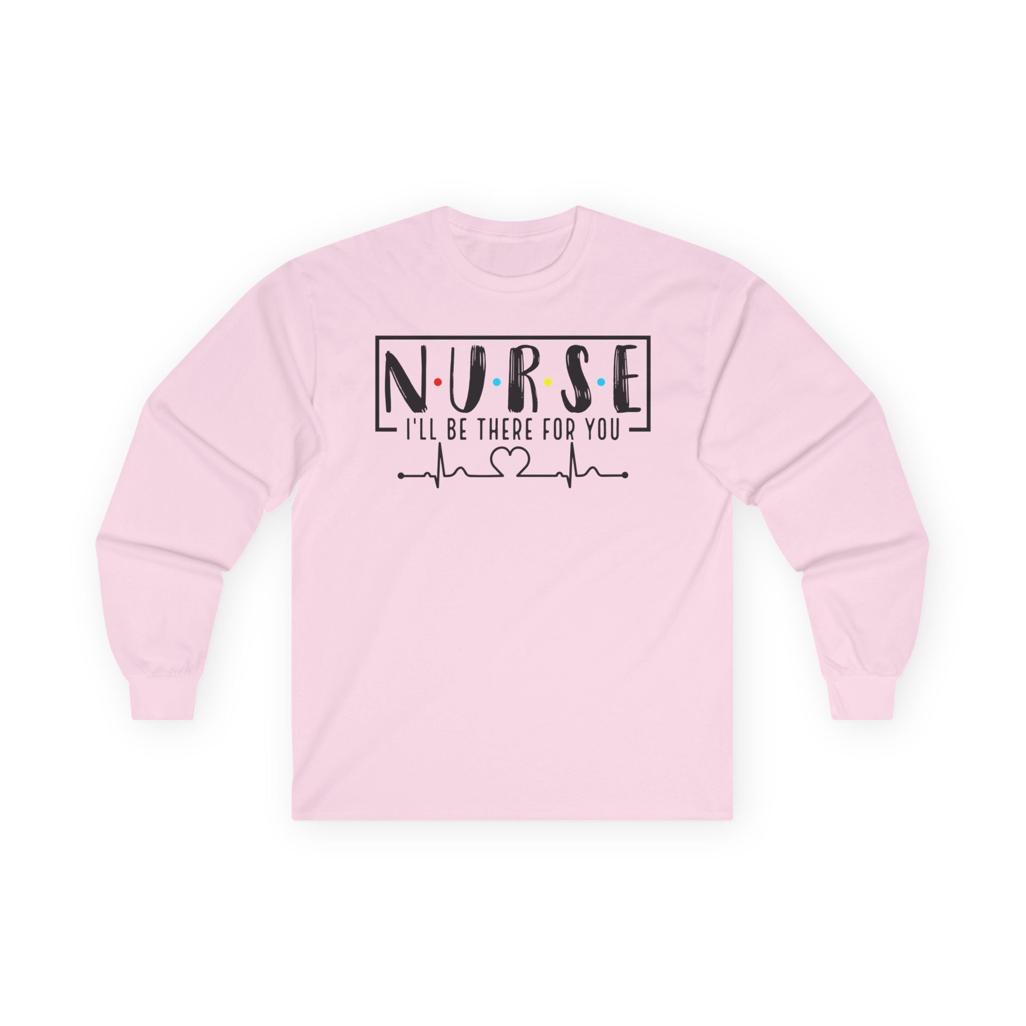 Friends Theme Nurse Cotton Long Sleeve Tee
