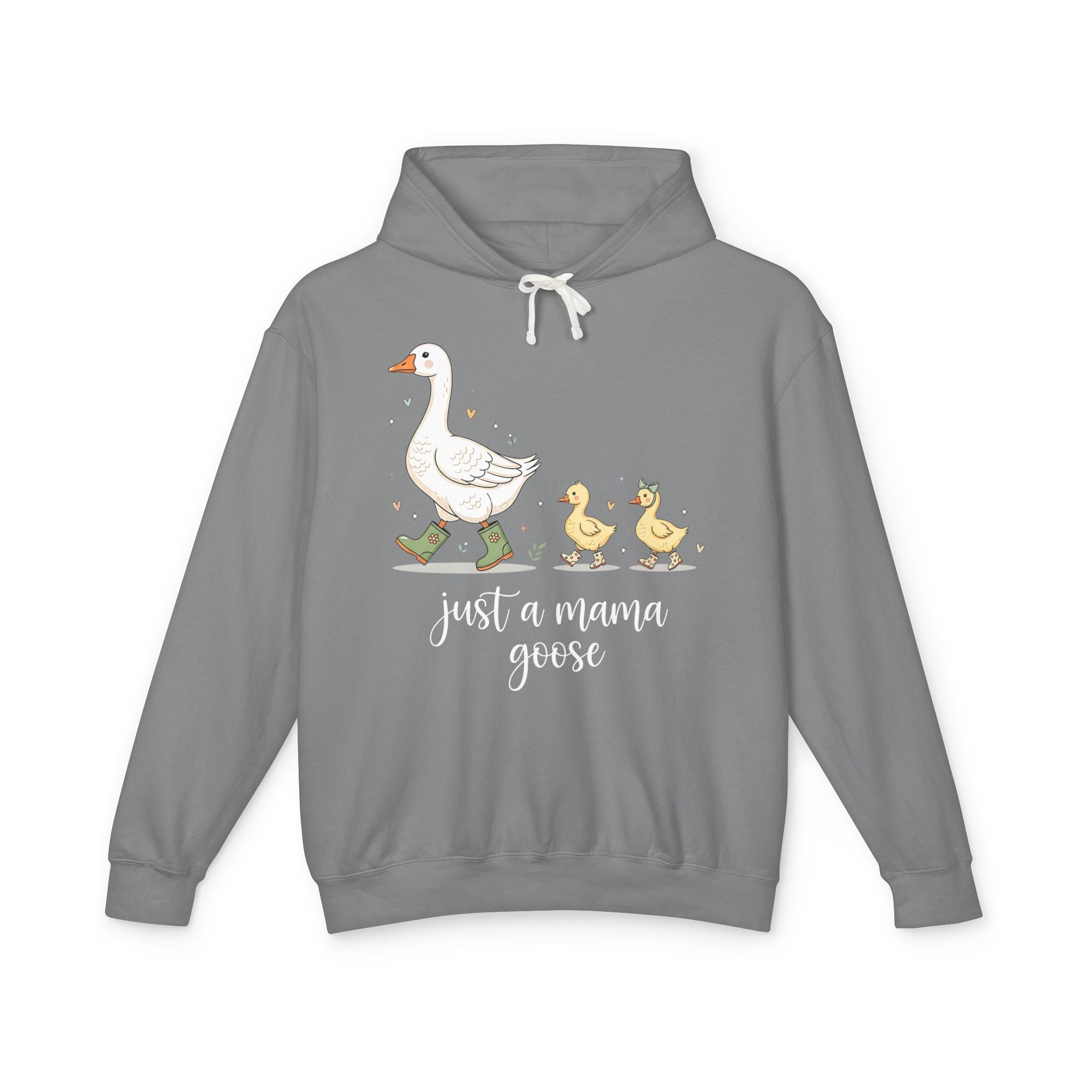 Just A Momma Goose Lightweight Hooded Sweatshirt