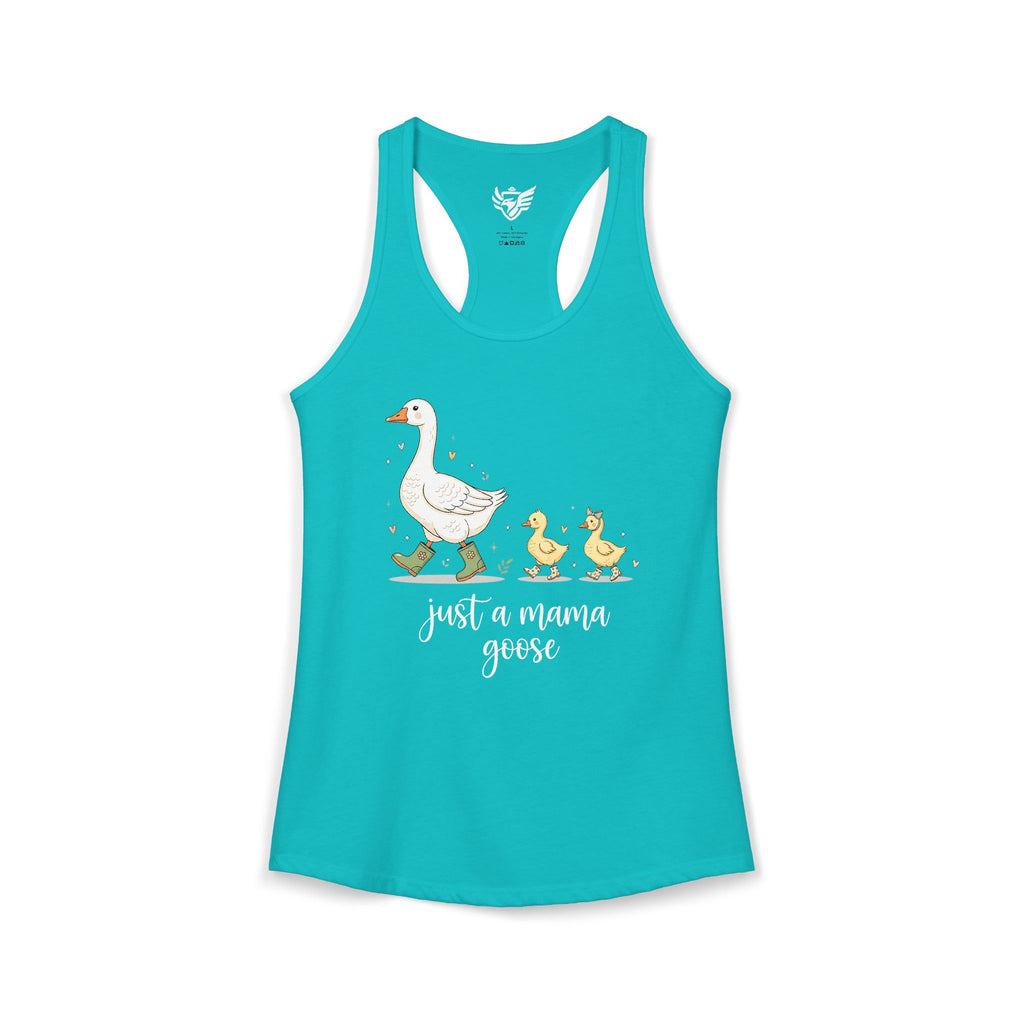 Just A Momma Goose Ideal Racerback Tank