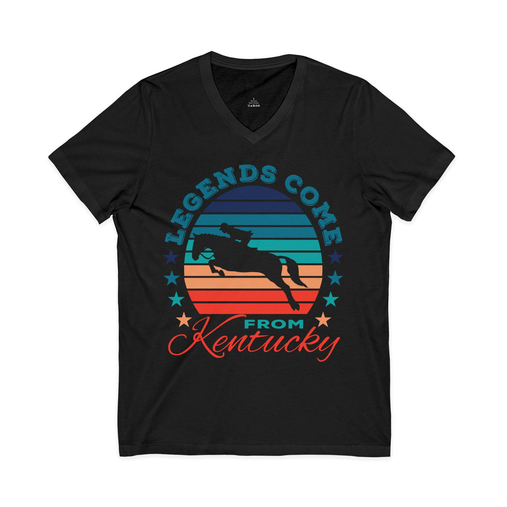 Unisex Legends 4 Star Jersey Short Sleeve V-Neck Tee