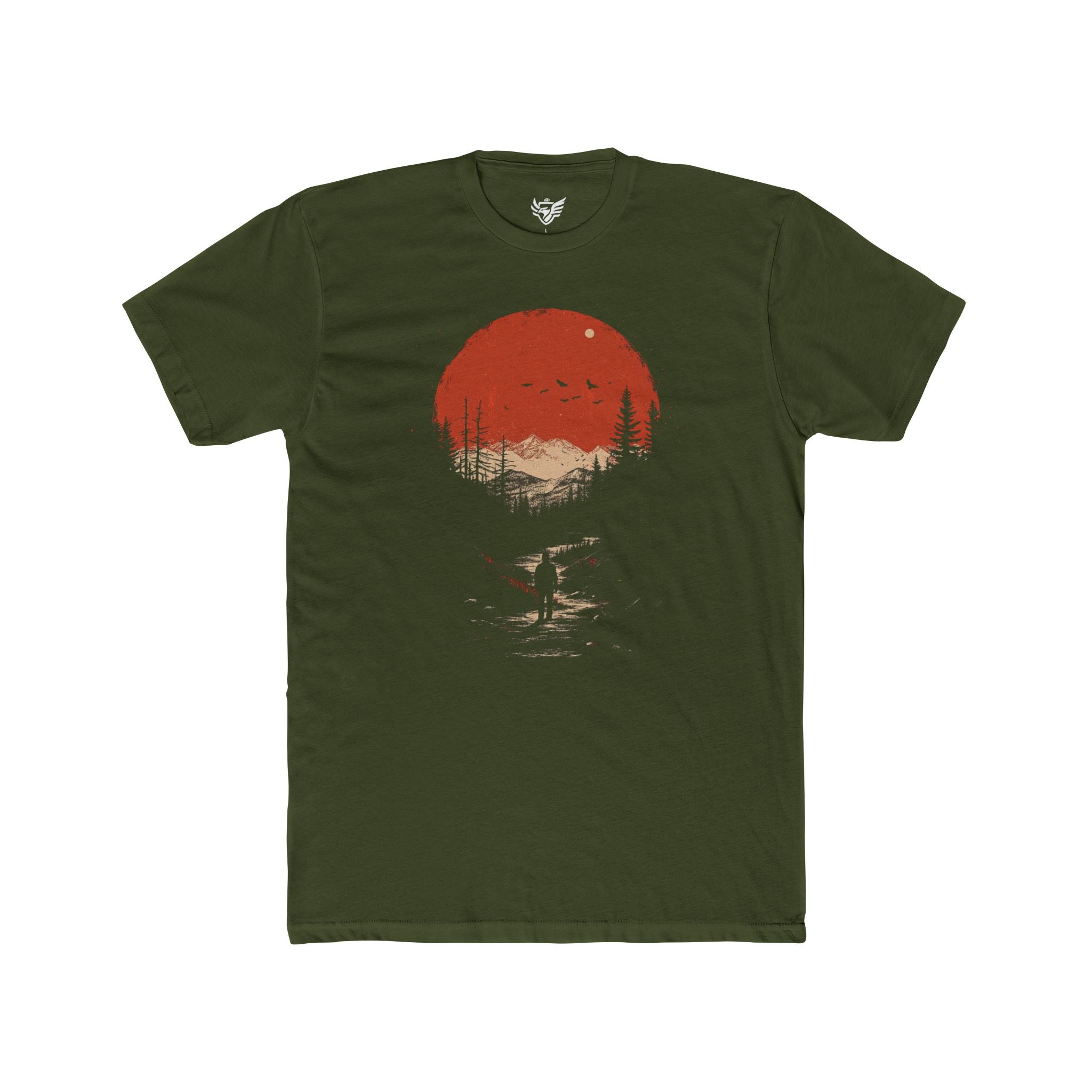Solo Hike Cotton Crew Tee