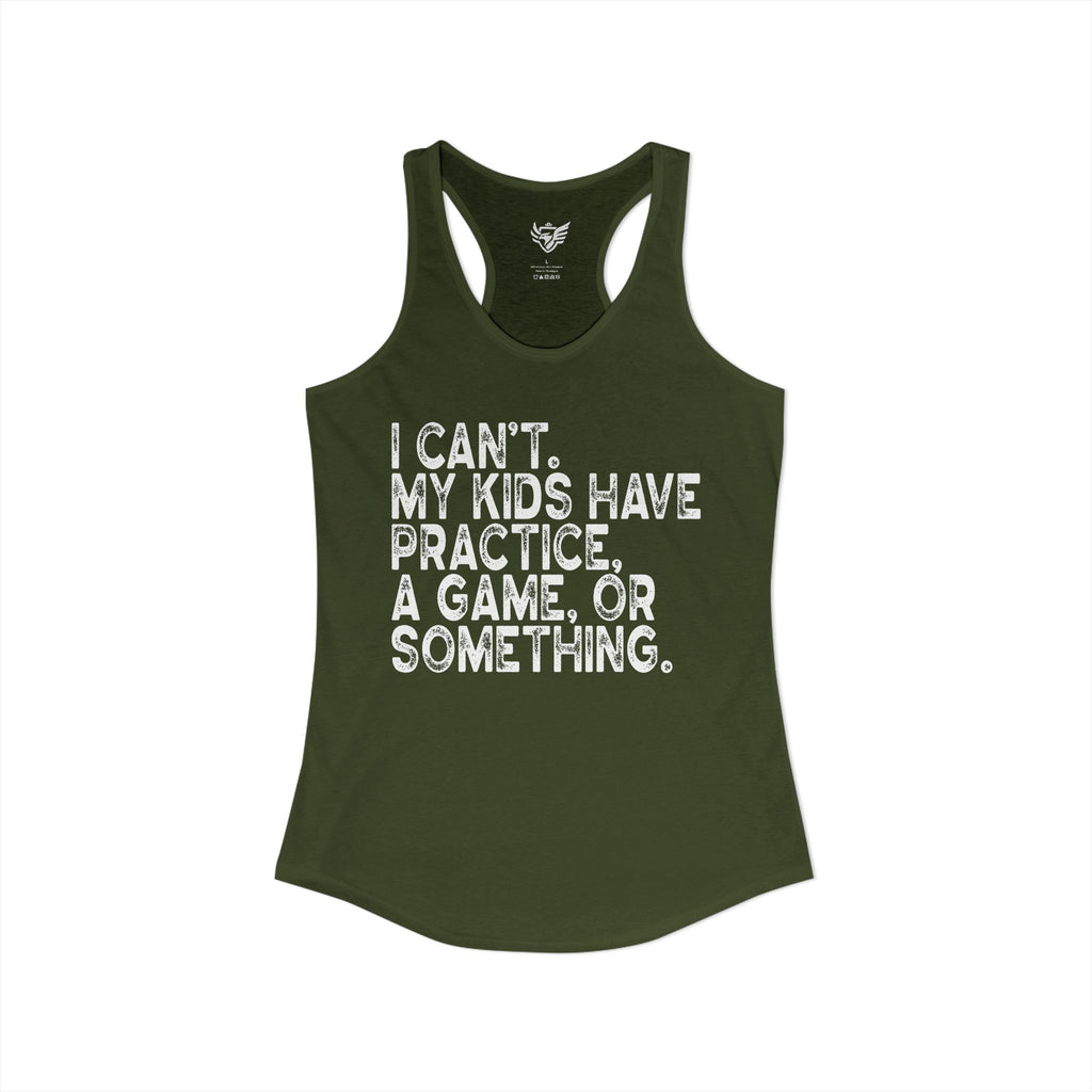 Busy Parents Ideal Racerback Tank