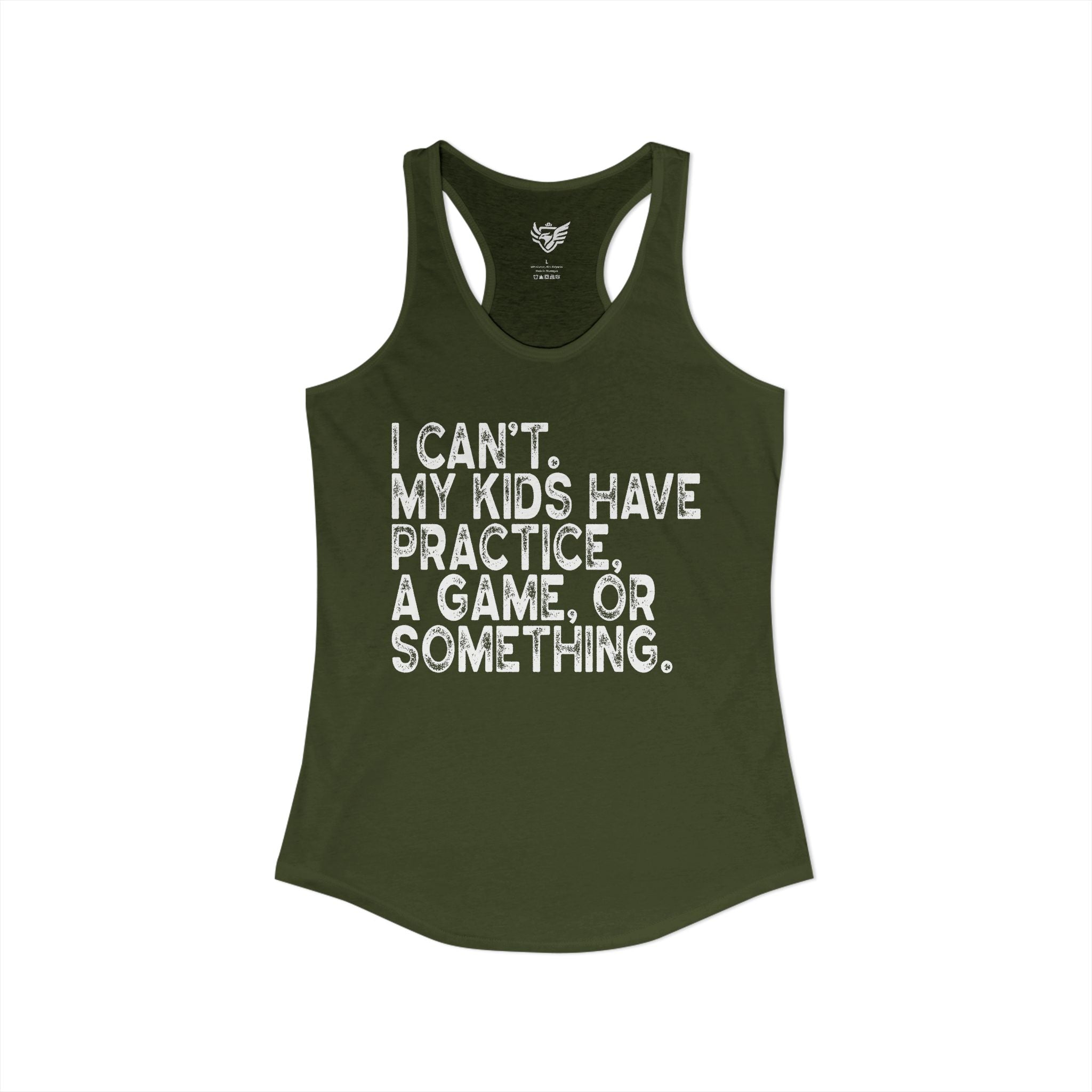 Busy Parents Ideal Racerback Tank