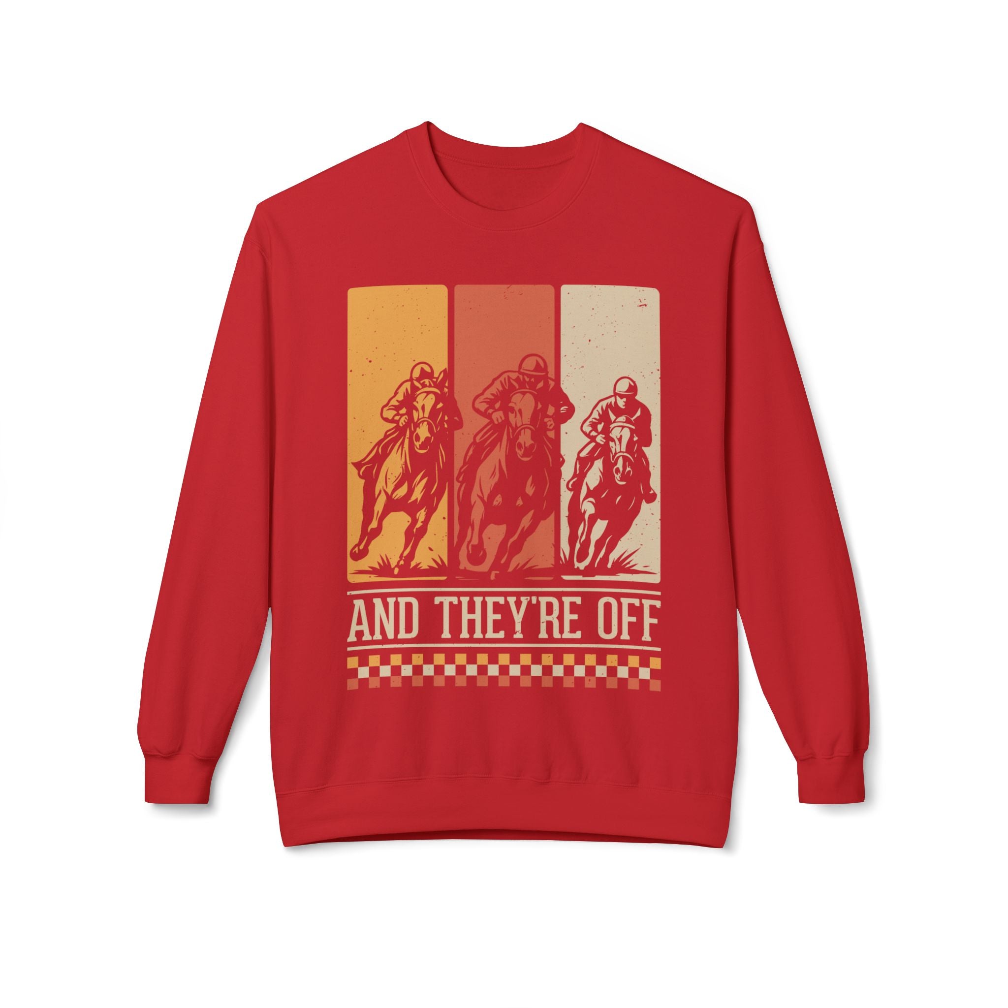 Racing Midweight Softstyle Fleece Crewneck Sweatshirt