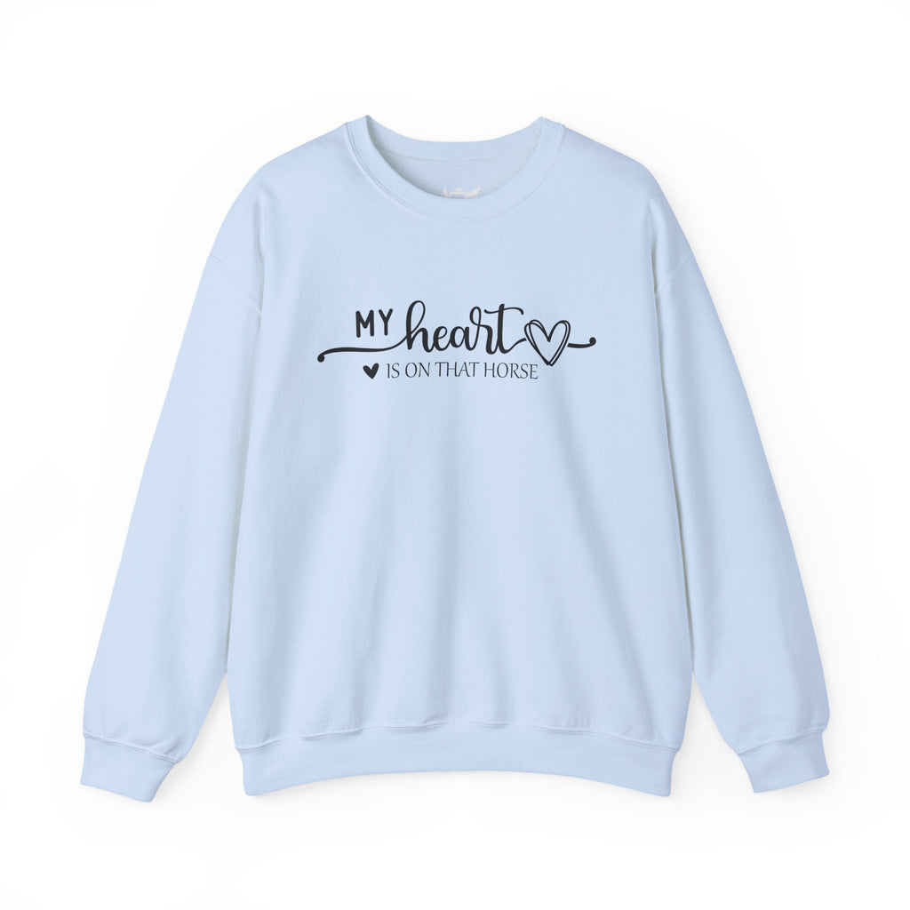 Heart on Horse Heavy Blend™ Crewneck Sweatshirt