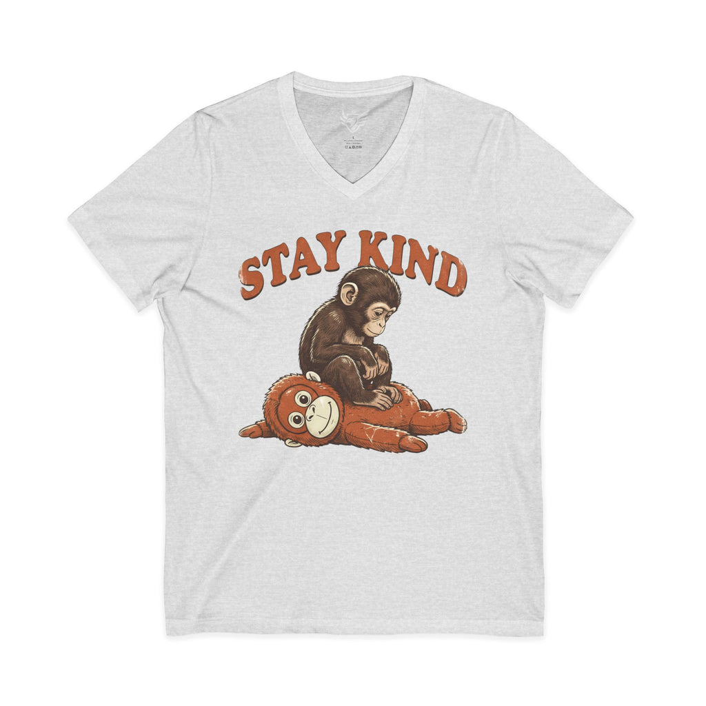 Stay Kind Jersey Short Sleeve V-Neck Tee