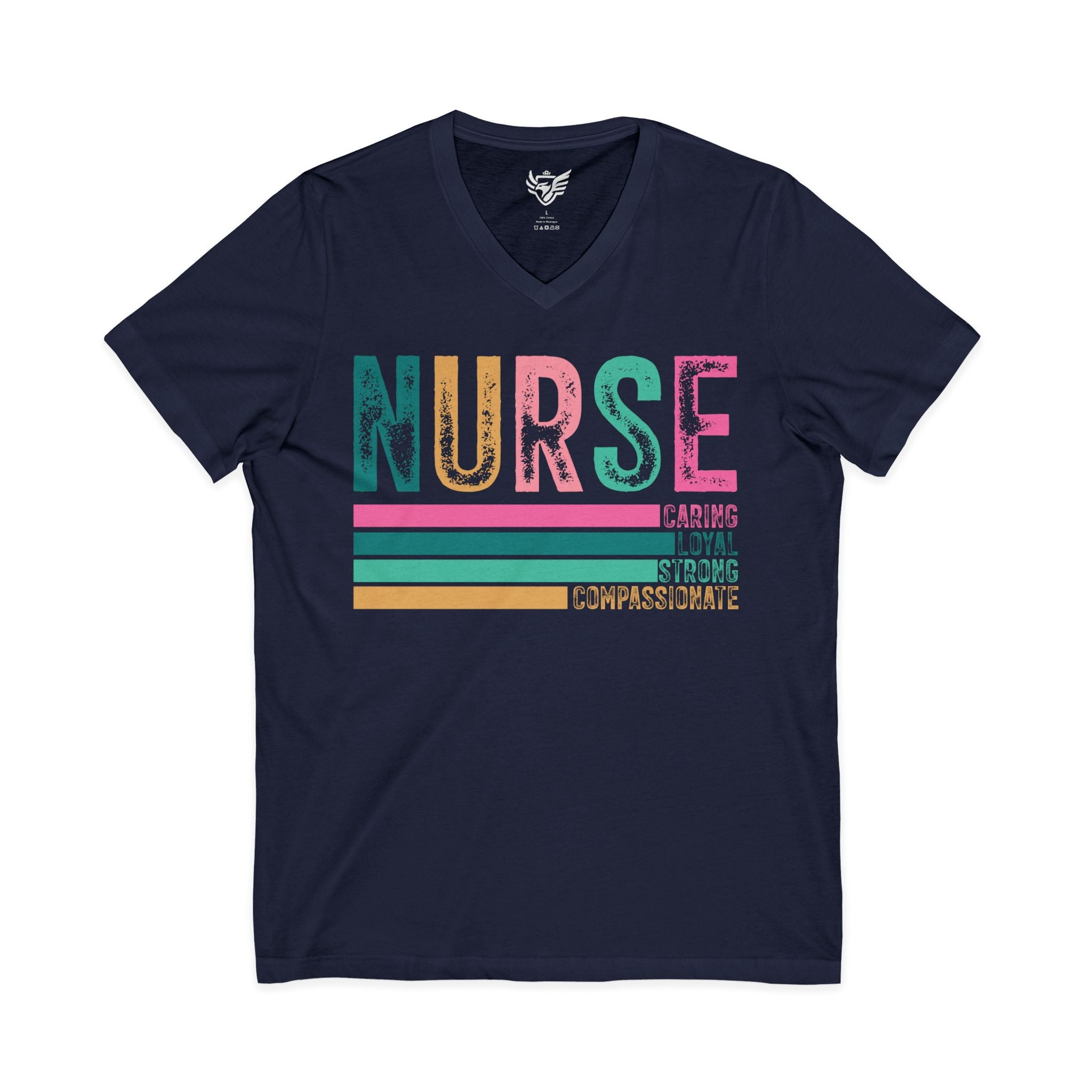 Nurse Jersey Short Sleeve V-Neck Tee