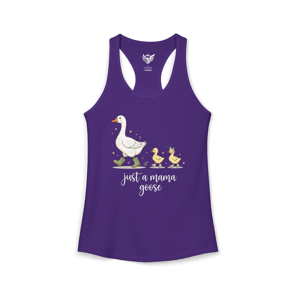 Just A Momma Goose Ideal Racerback Tank