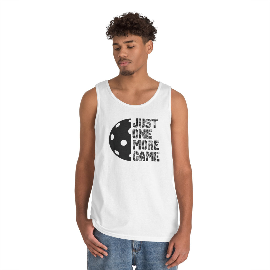 Just One More Game Heavy Cotton Tank Top