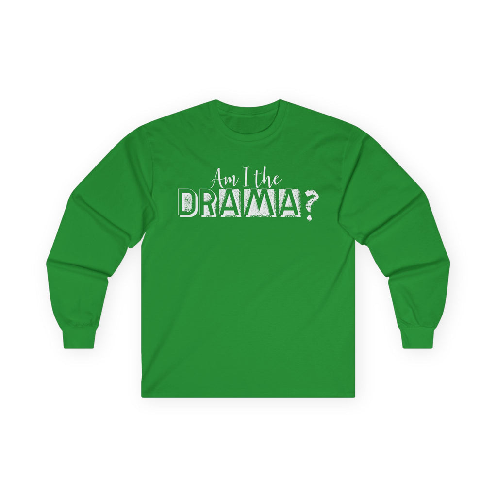 Drama Cotton Long Sleeve Tee