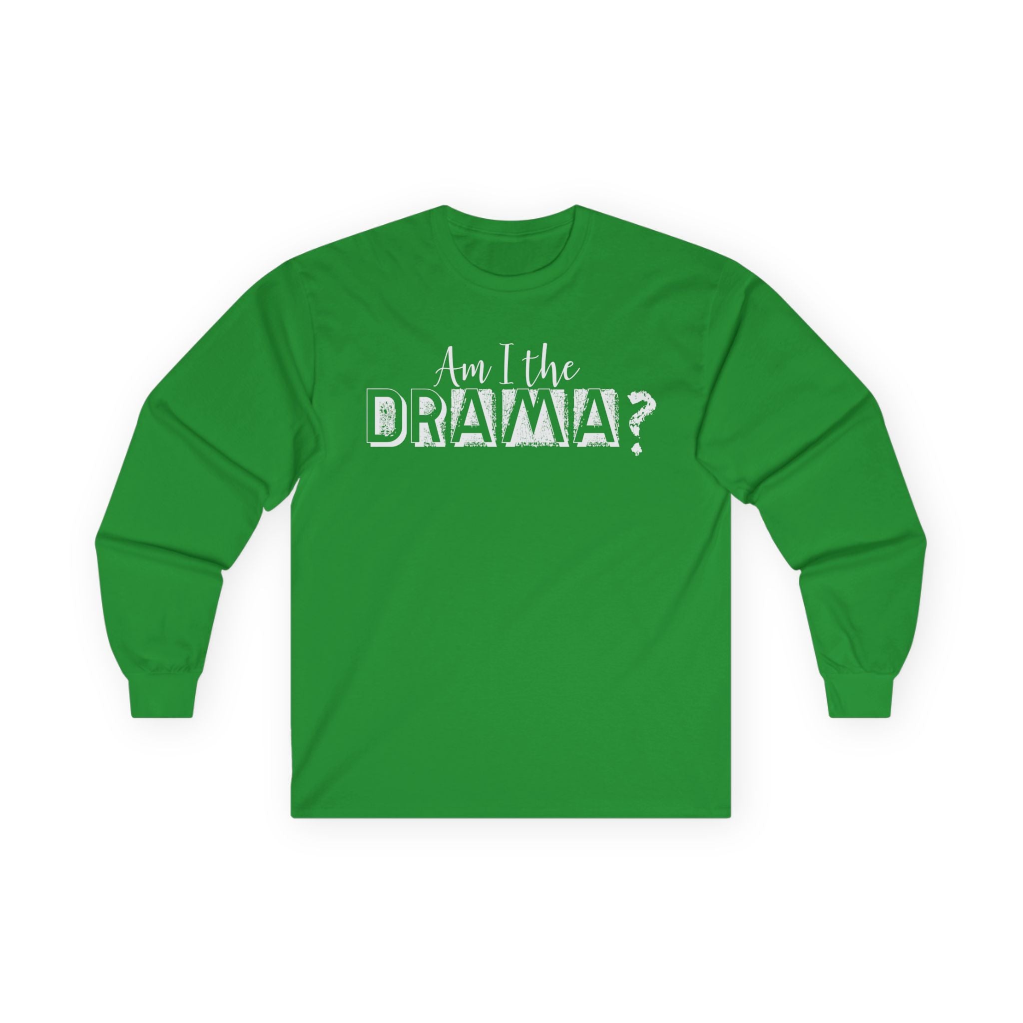 Drama Cotton Long Sleeve Tee