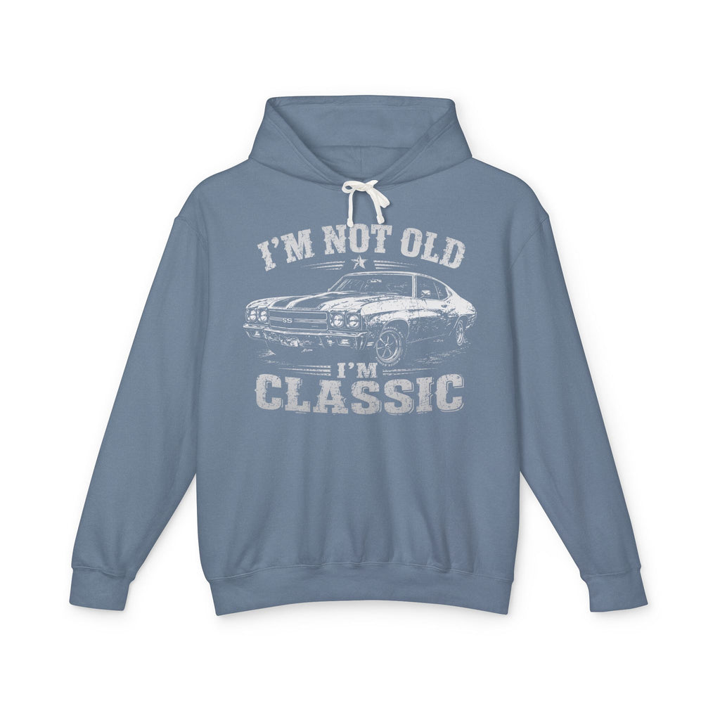 Not Old, Classic Lightweight Hooded Sweatshirt