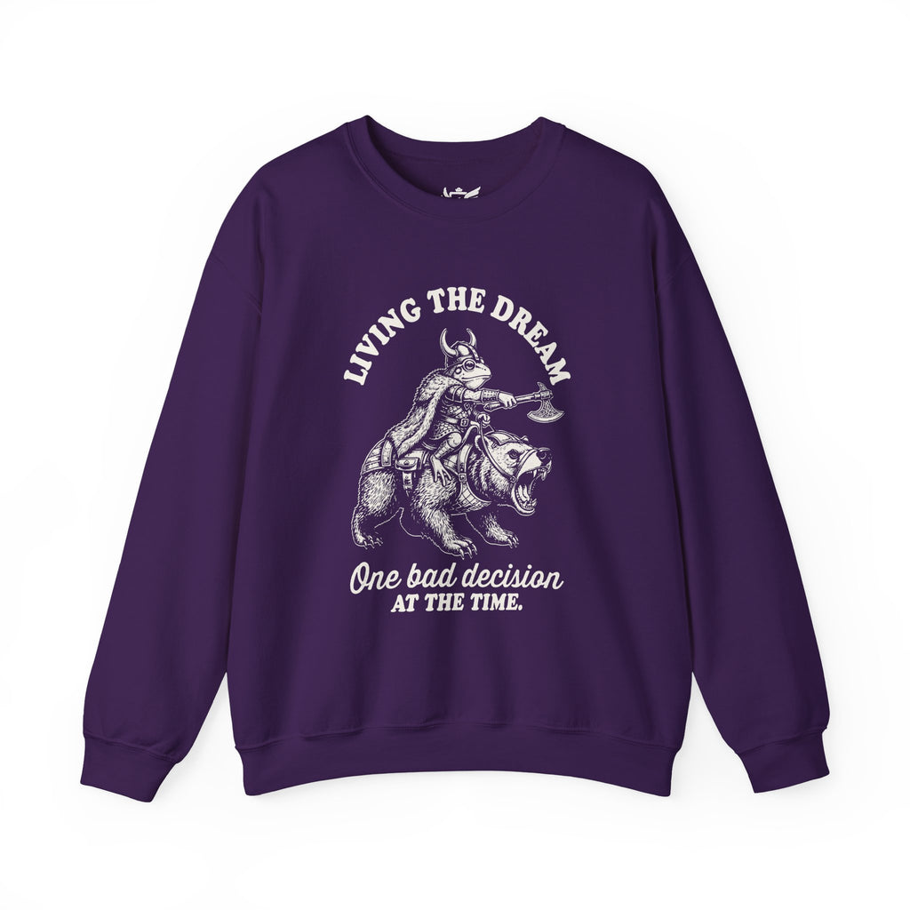 Living The Dream Heavy Blend™ Crewneck Sweatshirt
