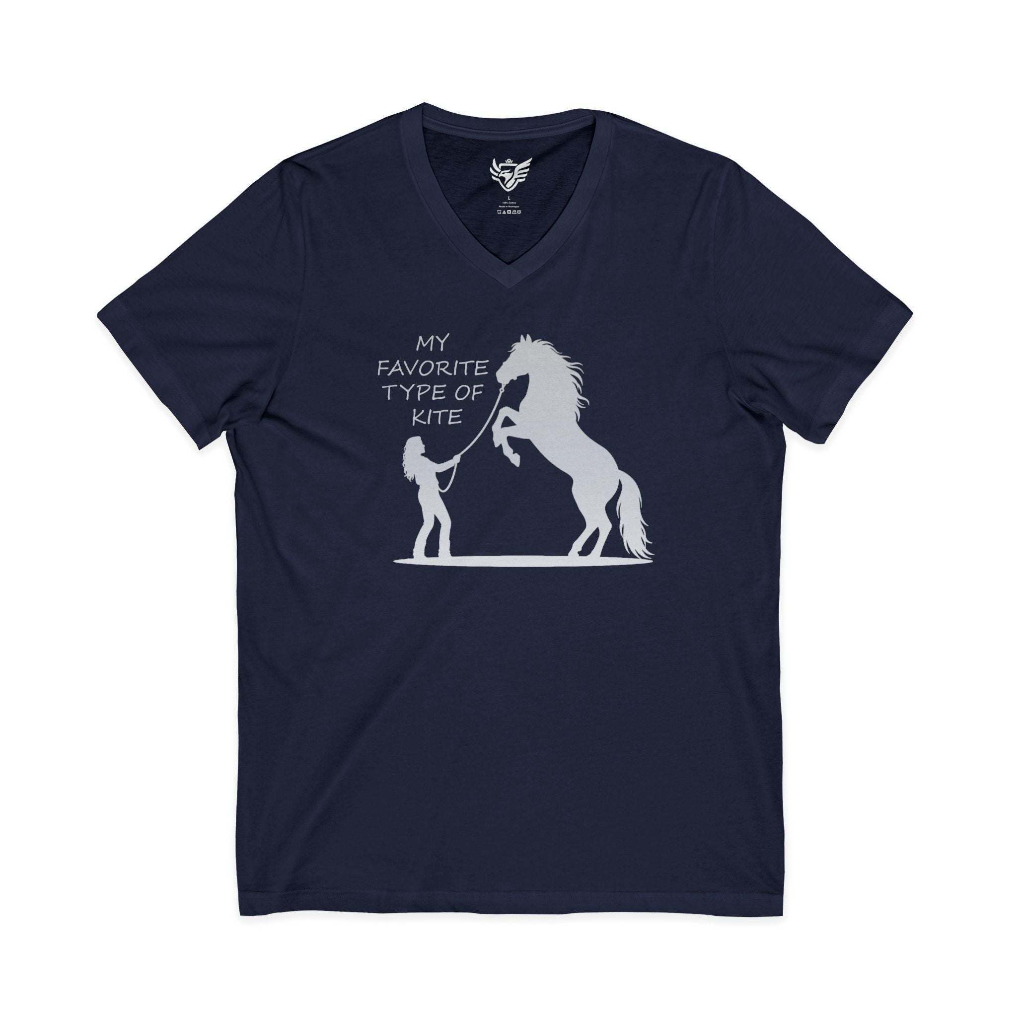 My Favorite Type of Kite Jersey Short Sleeve V-Neck Tee