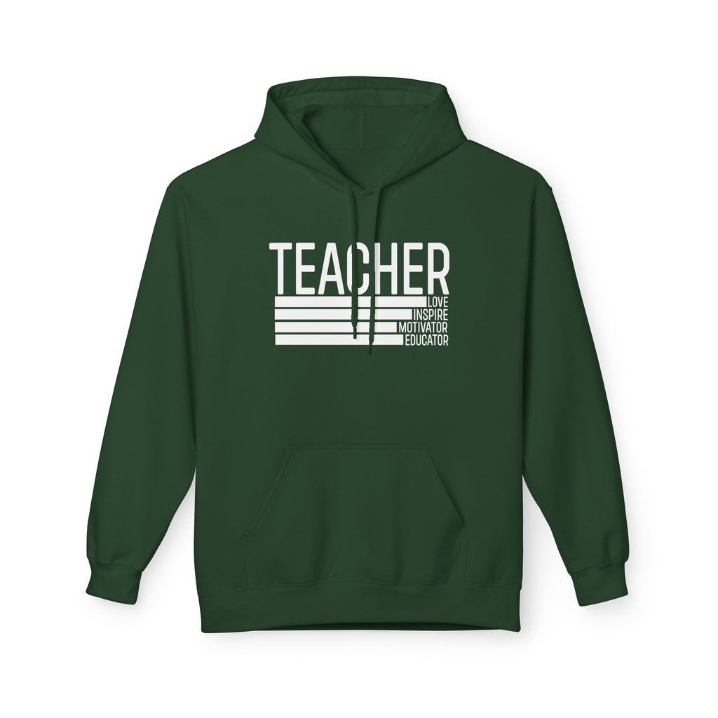 Teacher Midweight Softstyle Fleece Hoodie